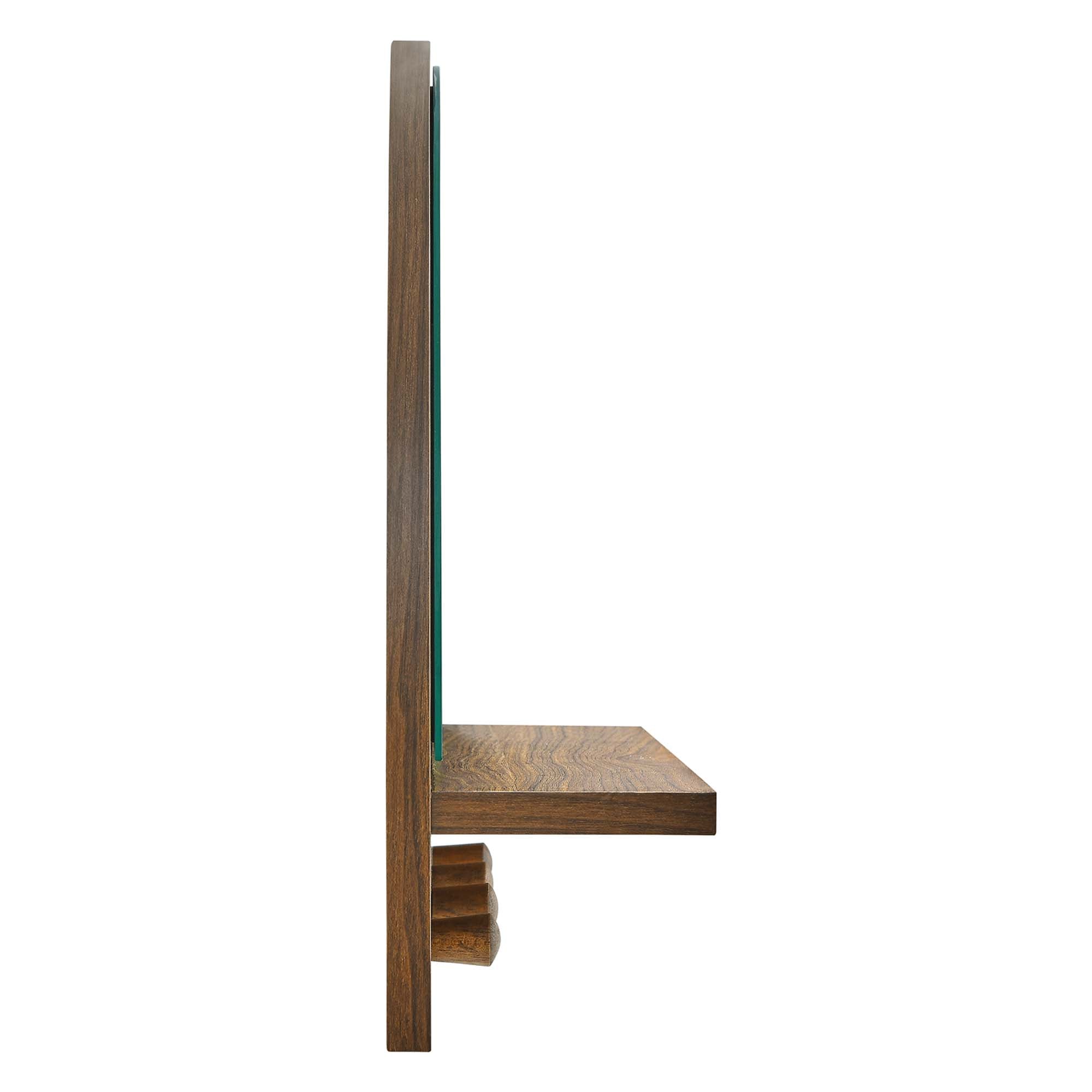 Moonbeam Arched Mirror, Walnut