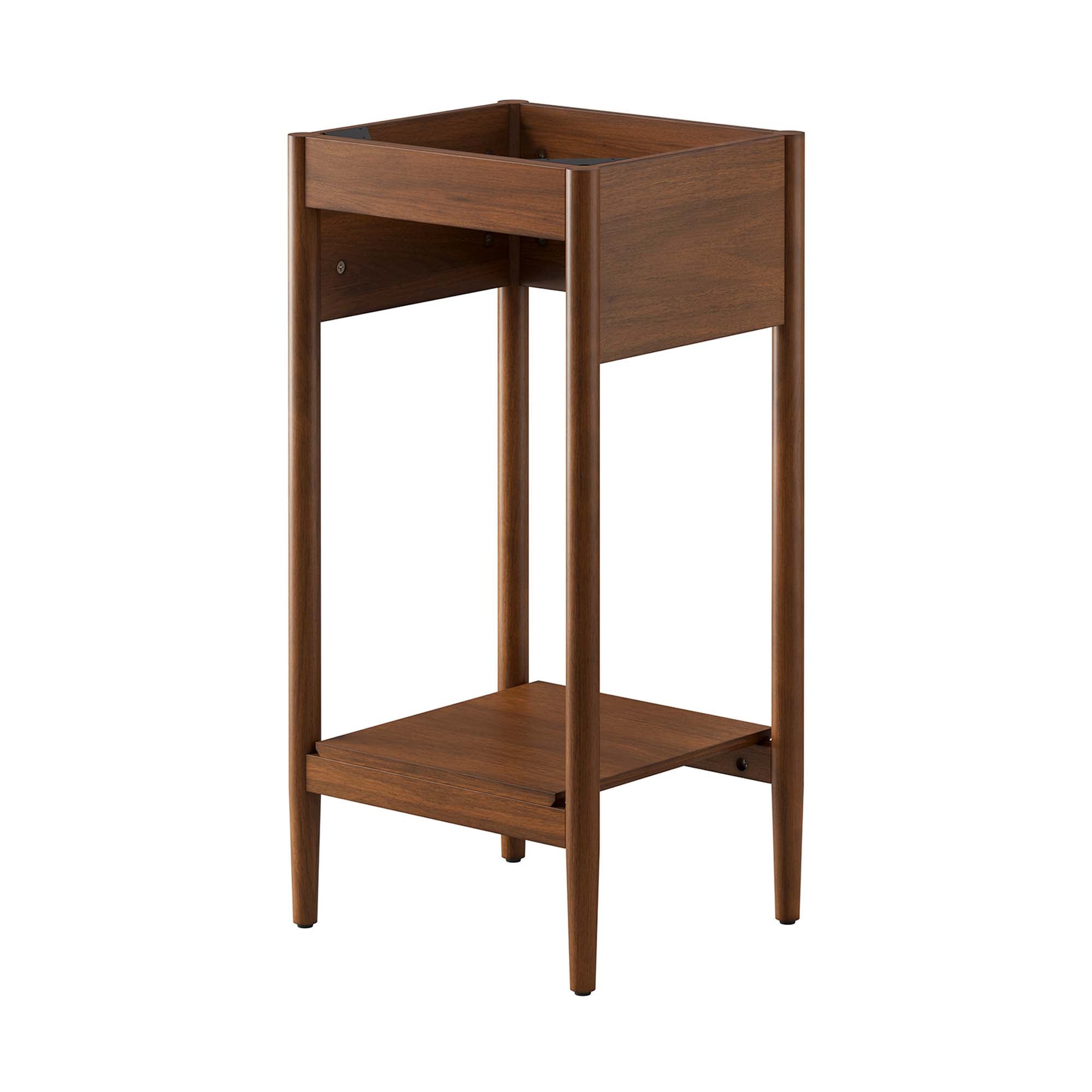 Zaire 18" Bathroom Vanity Cabinet (Sink Basin Not Included), Walnut