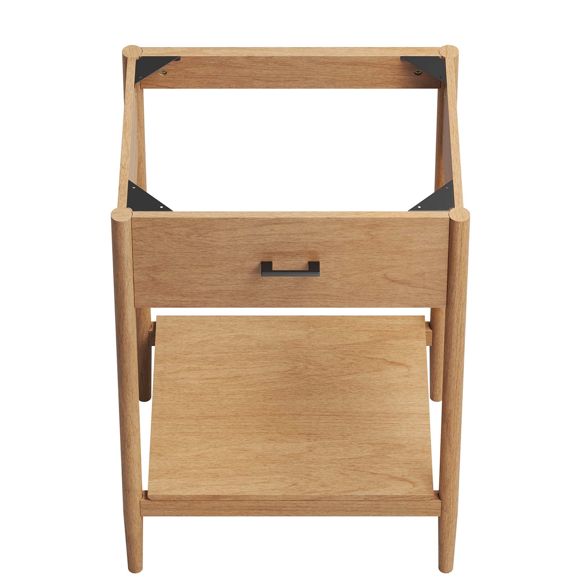 Zaire 24" Bathroom Vanity Cabinet (Sink Basin Not Included), Natural