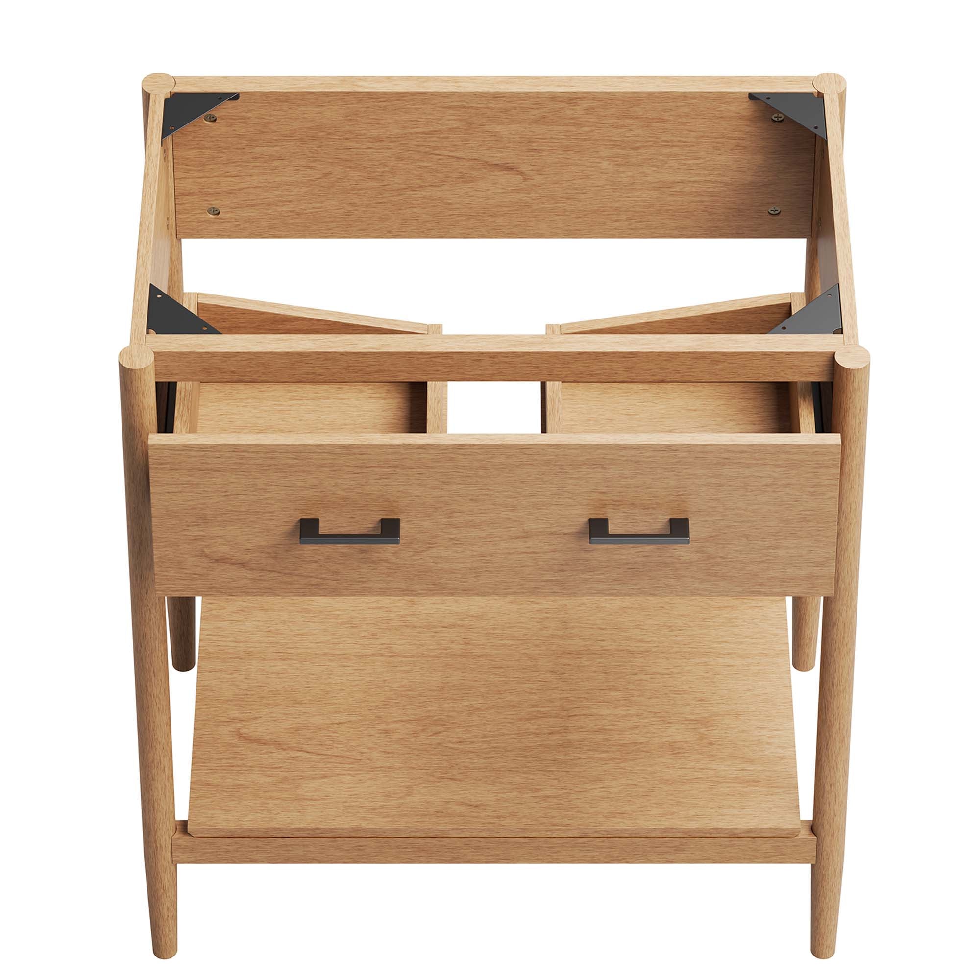 Zaire 30" Bathroom Vanity Cabinet (Sink Basin Not Included), Natural
