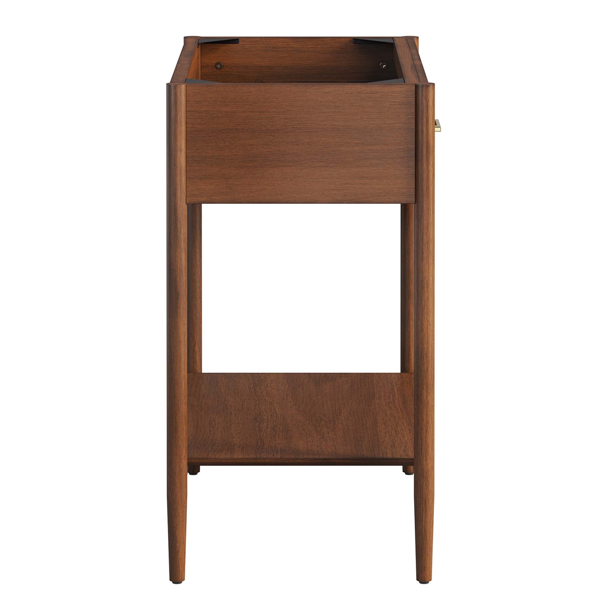 Zaire 30" Bathroom Vanity Cabinet (Sink Basin Not Included), Walnut