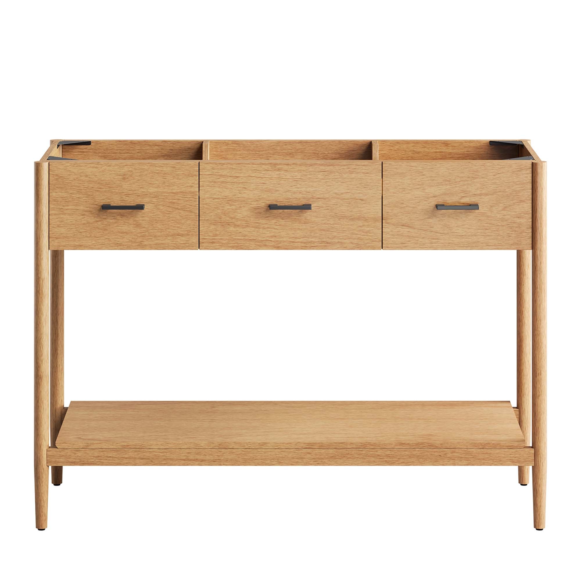 Zaire 48" Single Sink Compatible Bathroom Vanity Cabinet (Sink Basin Not Included), Natural