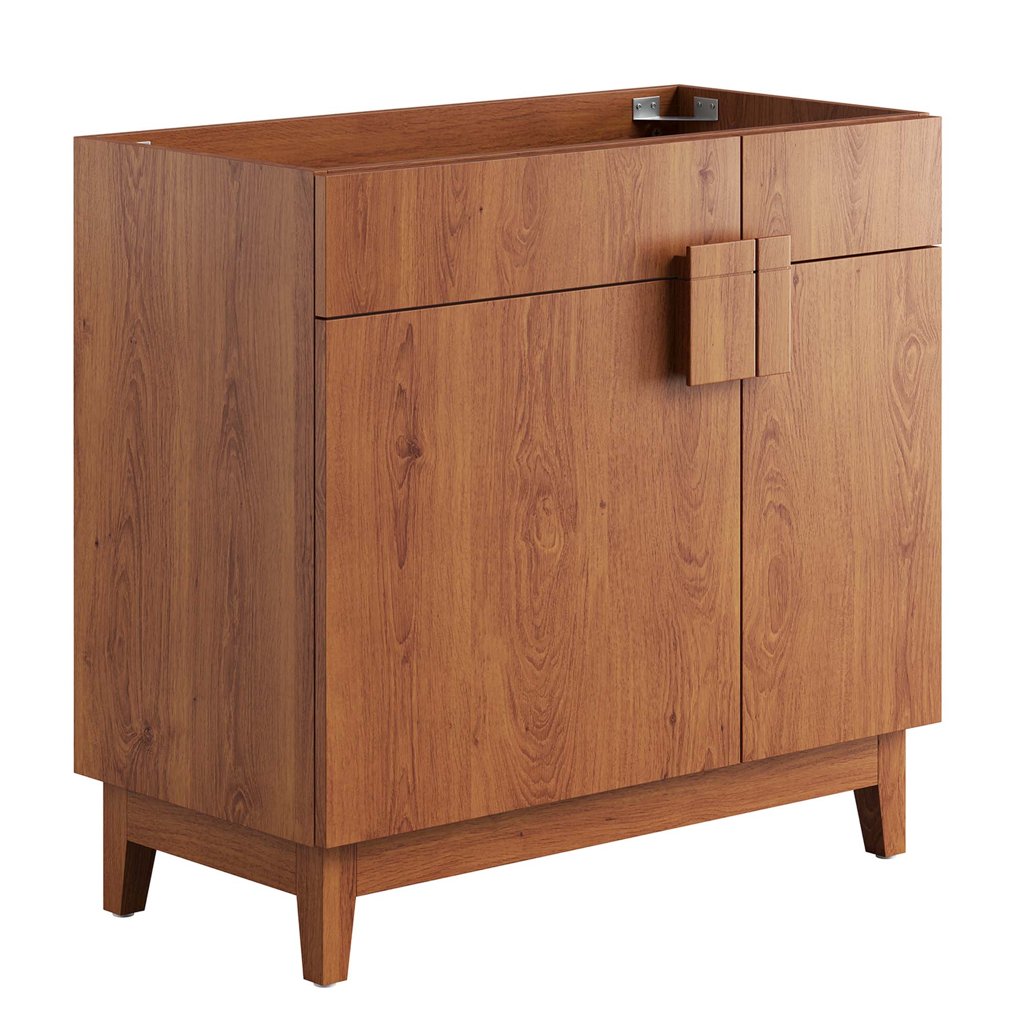Miles 36" Bathroom Vanity Cabinet (Sink Basin Not Included), Walnut