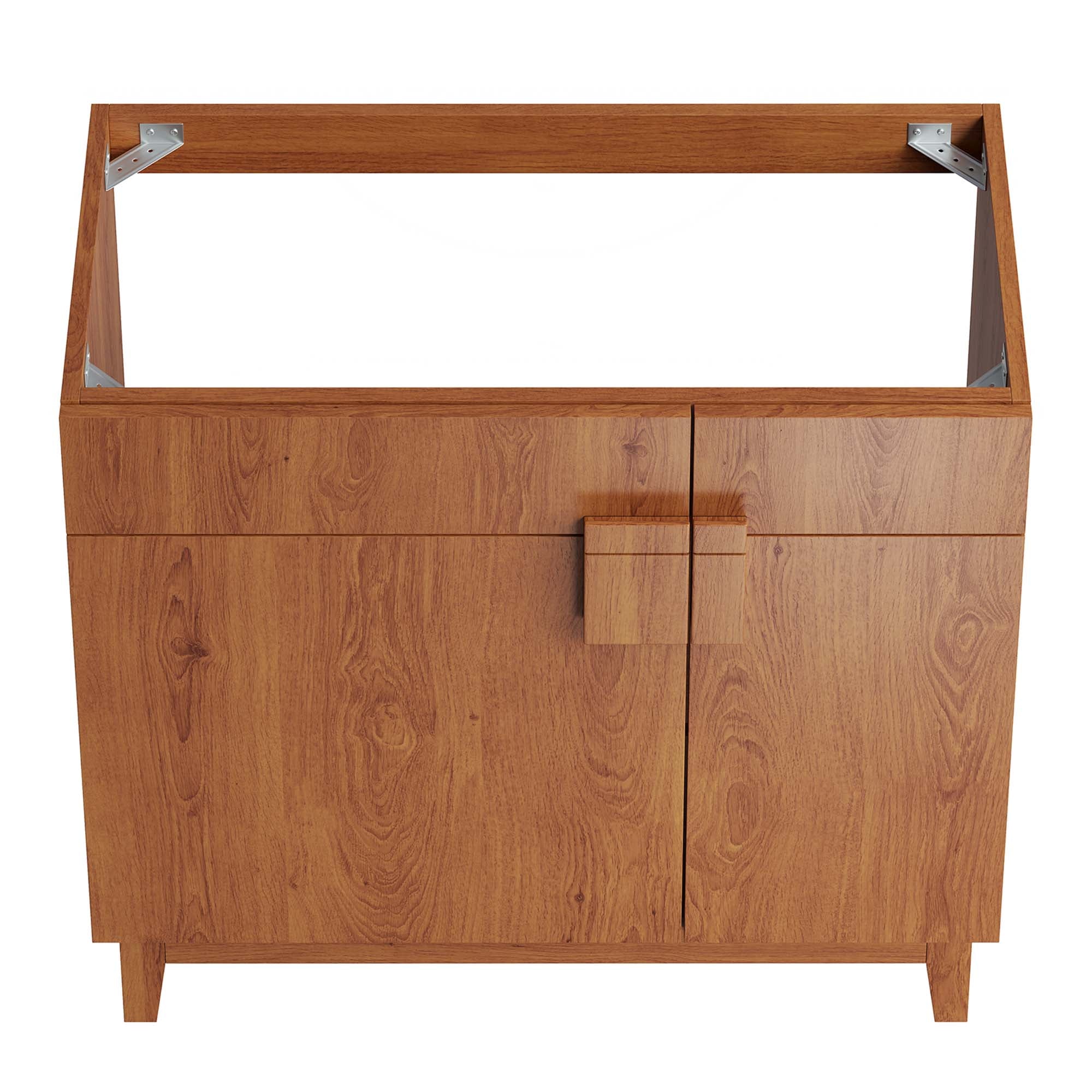 Miles 36" Bathroom Vanity Cabinet (Sink Basin Not Included), Walnut