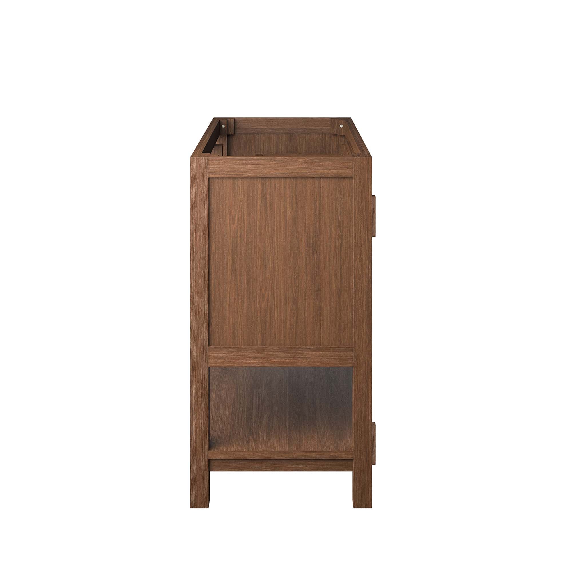 Ashlyn 36" Wood Bathroom Vanity Cabinet (Sink Basin Not Included), Walnut