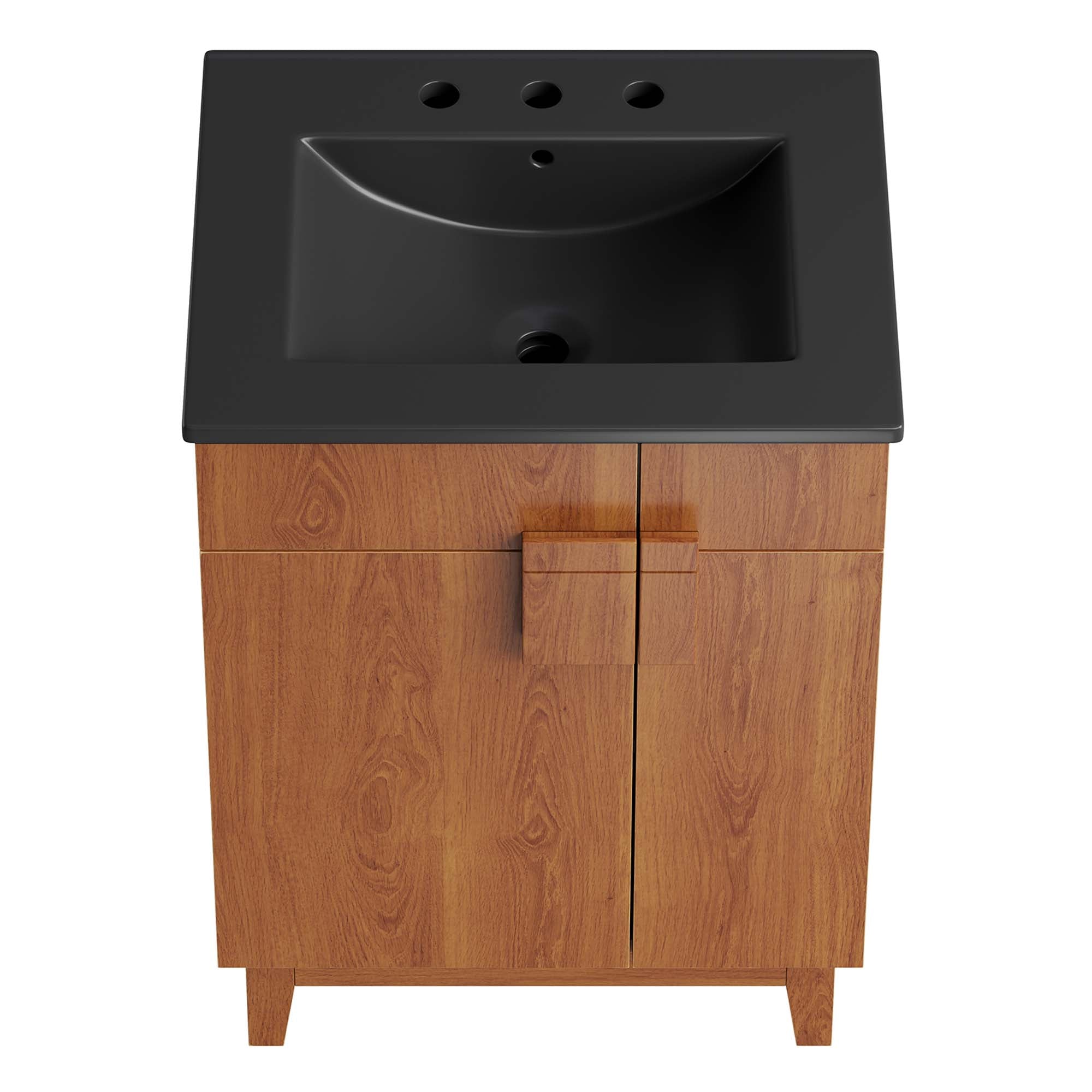 Miles 24" Bathroom Vanity, Black Walnut