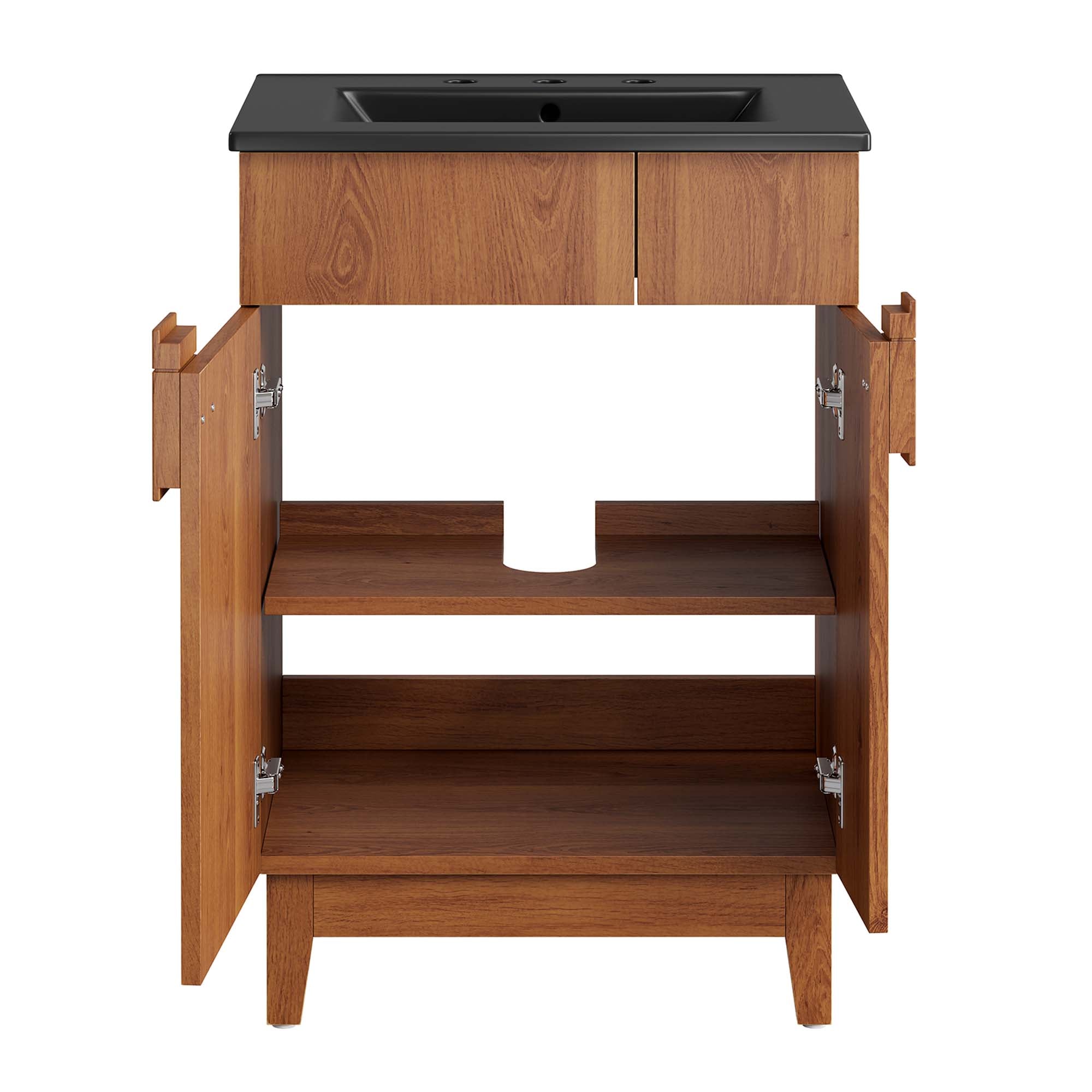 Miles 24" Bathroom Vanity, Black Walnut