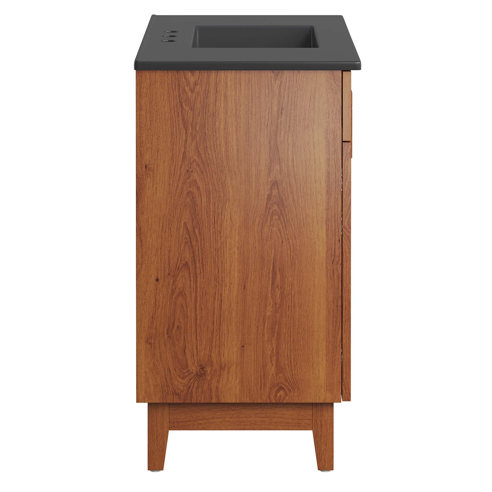 Miles 36" Bathroom Vanity, Black Walnut
