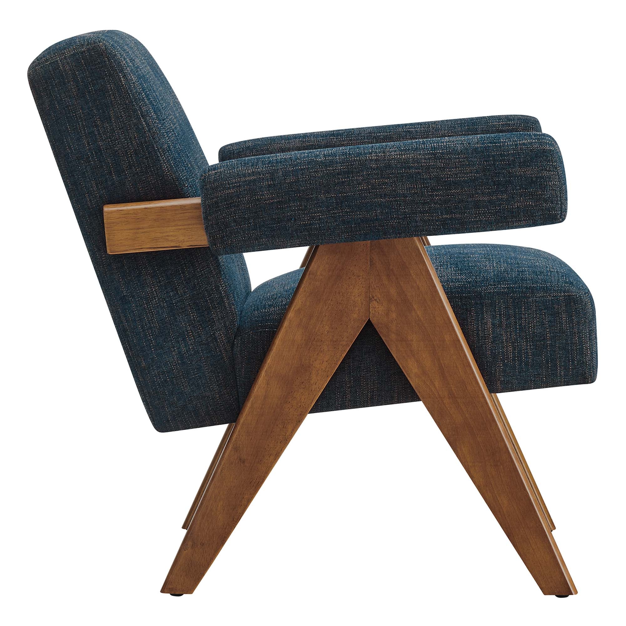 Lyra Fabric Armchair, Azure Fabric