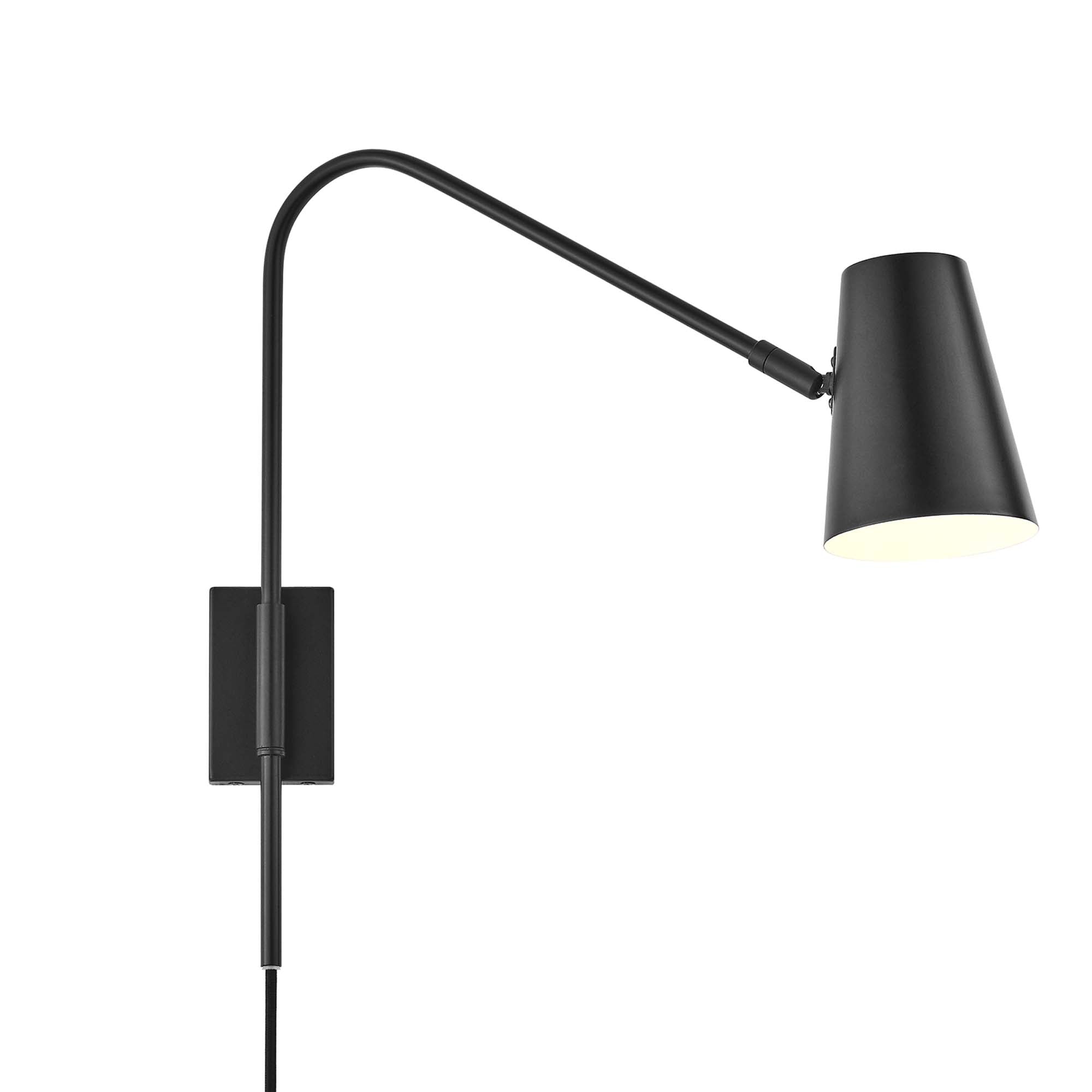 Faye Metal Wall Sconce, Black