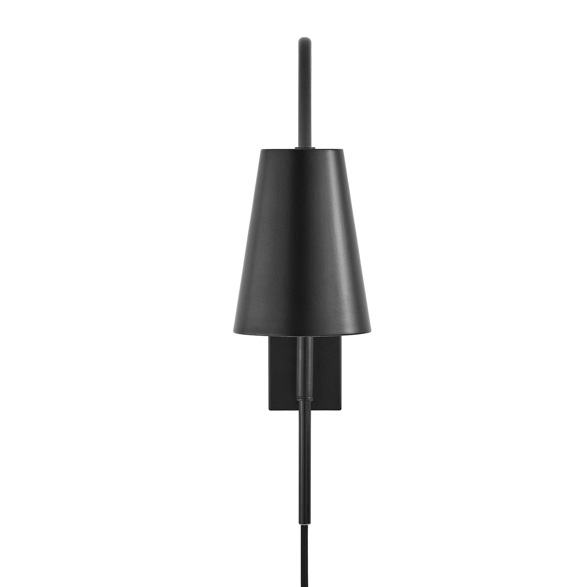 Faye Metal Wall Sconce, Black
