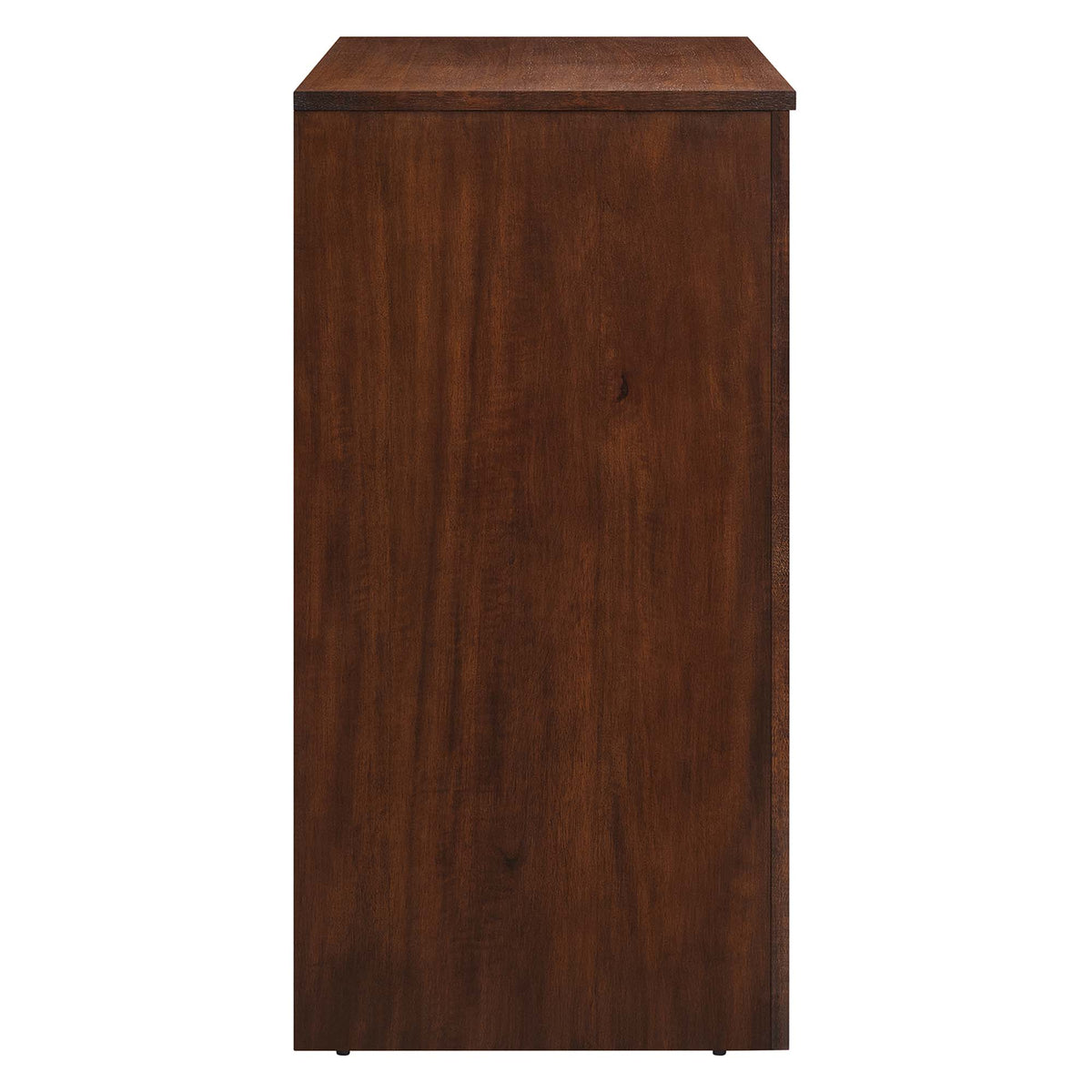 Appia 2-Door Arched Door Storage Cabinet, Walnut