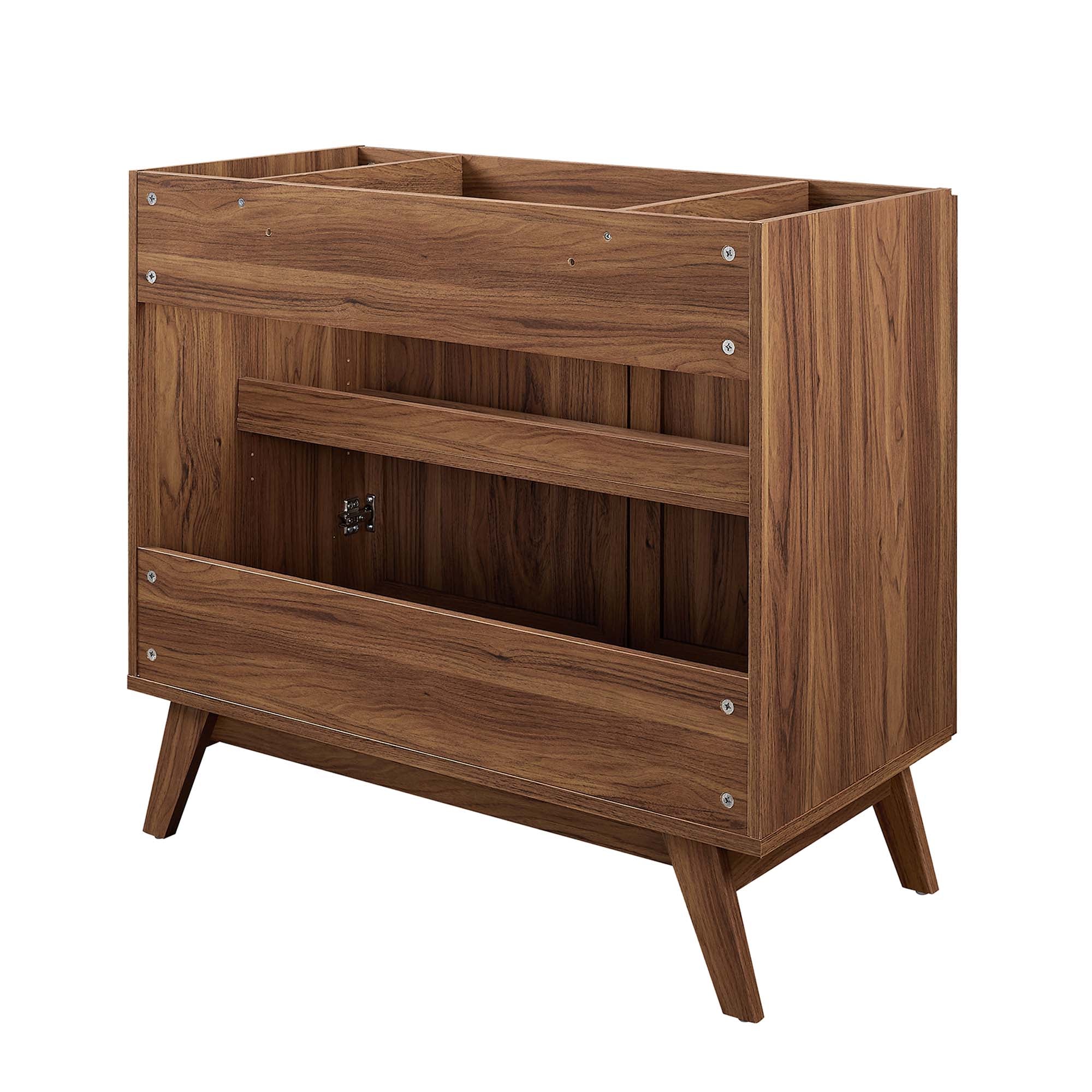 Soma 36" Bathroom Vanity Cabinet (Sink Basin Not Included), Walnut