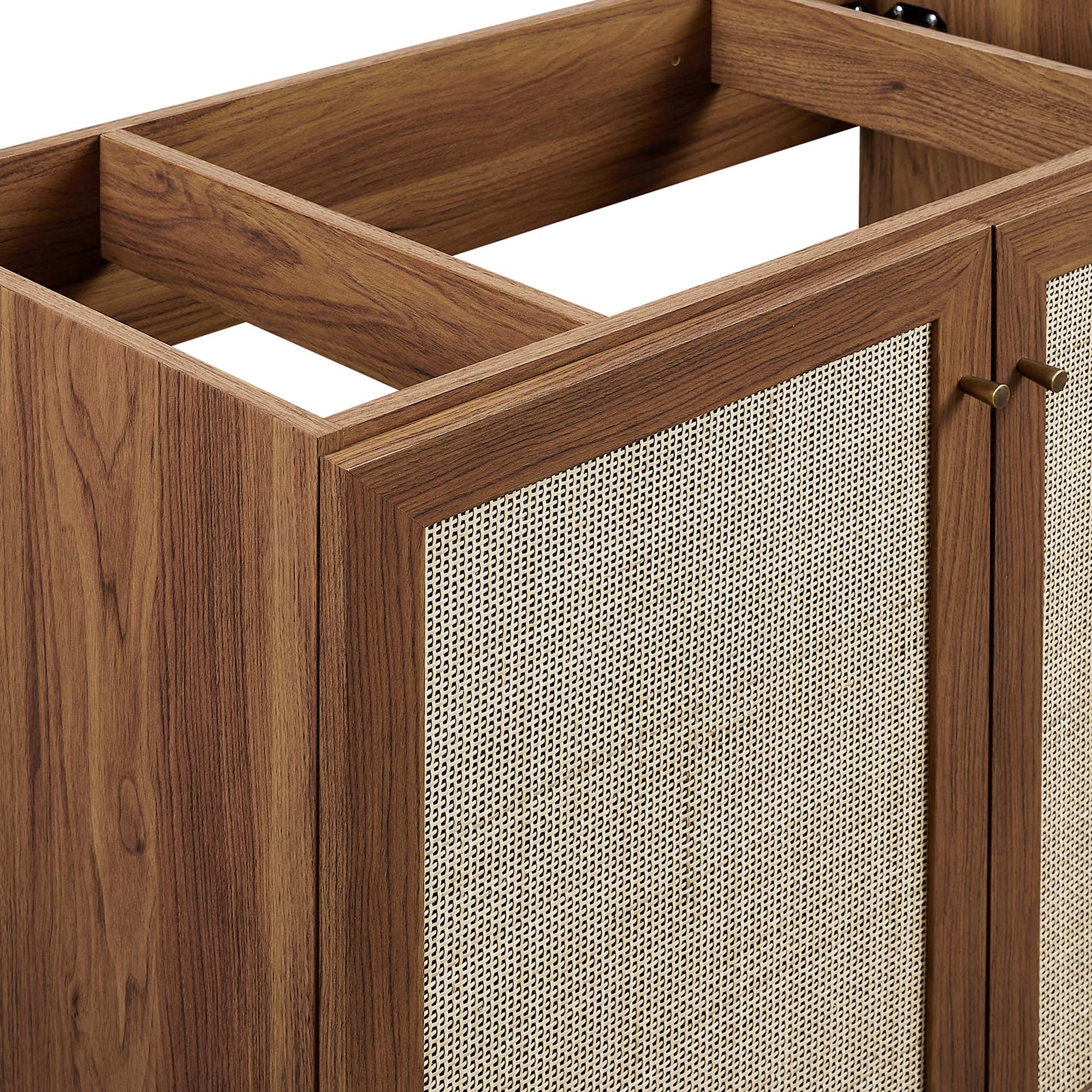 Soma 36" Bathroom Vanity Cabinet (Sink Basin Not Included), Walnut