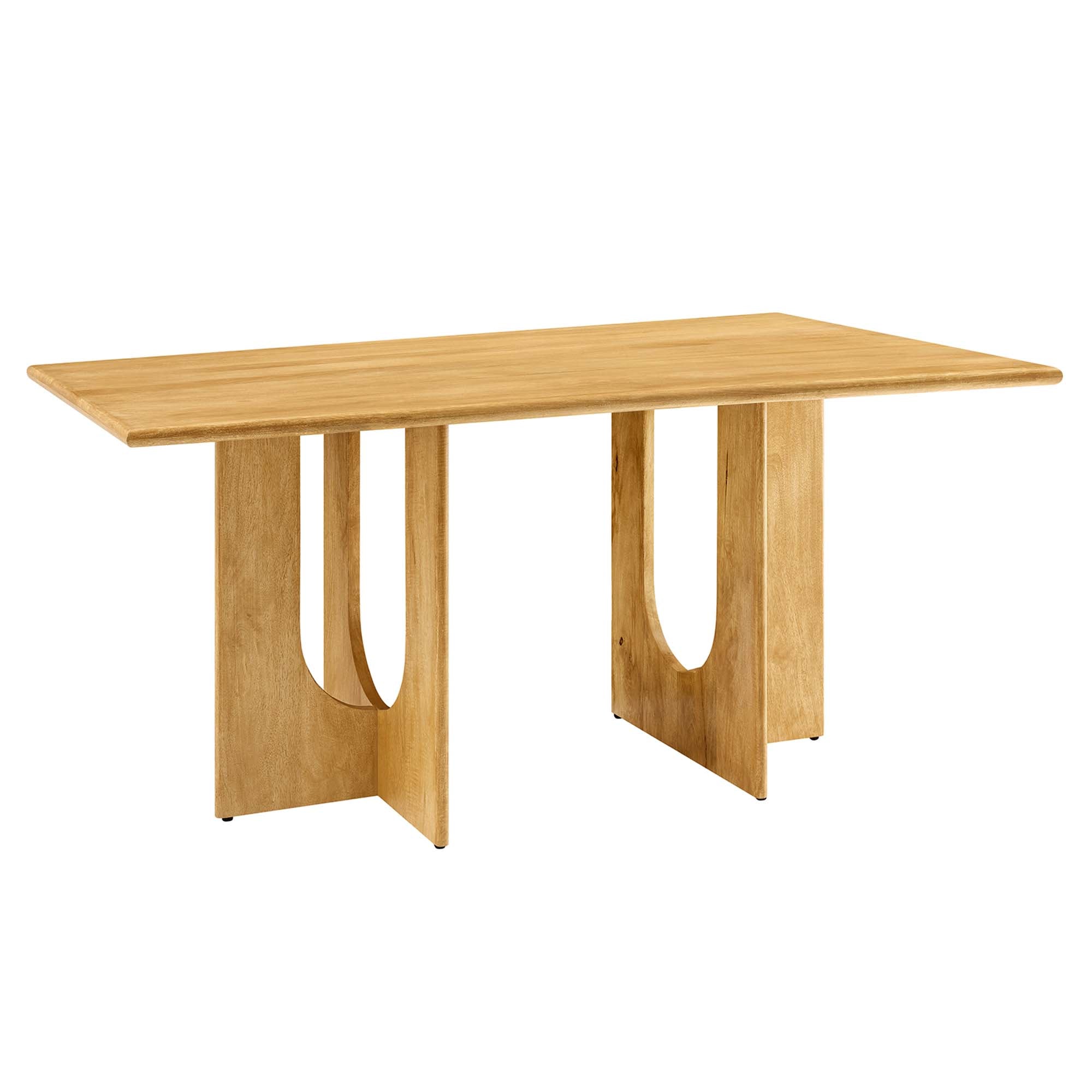 Rivian Rectangular 70" Wood Dining Table, Oak