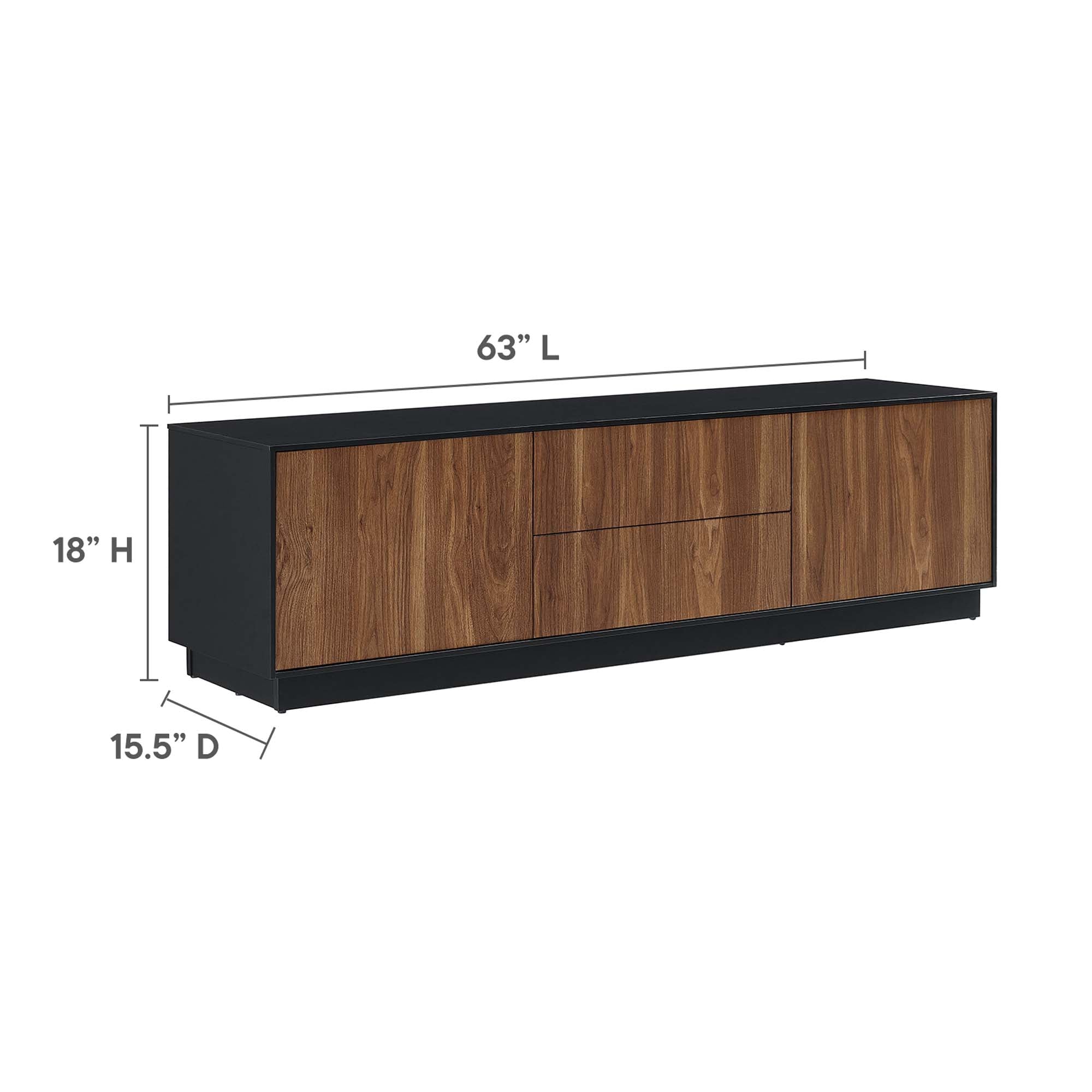 Holden 63" TV Stand, Black Walnut