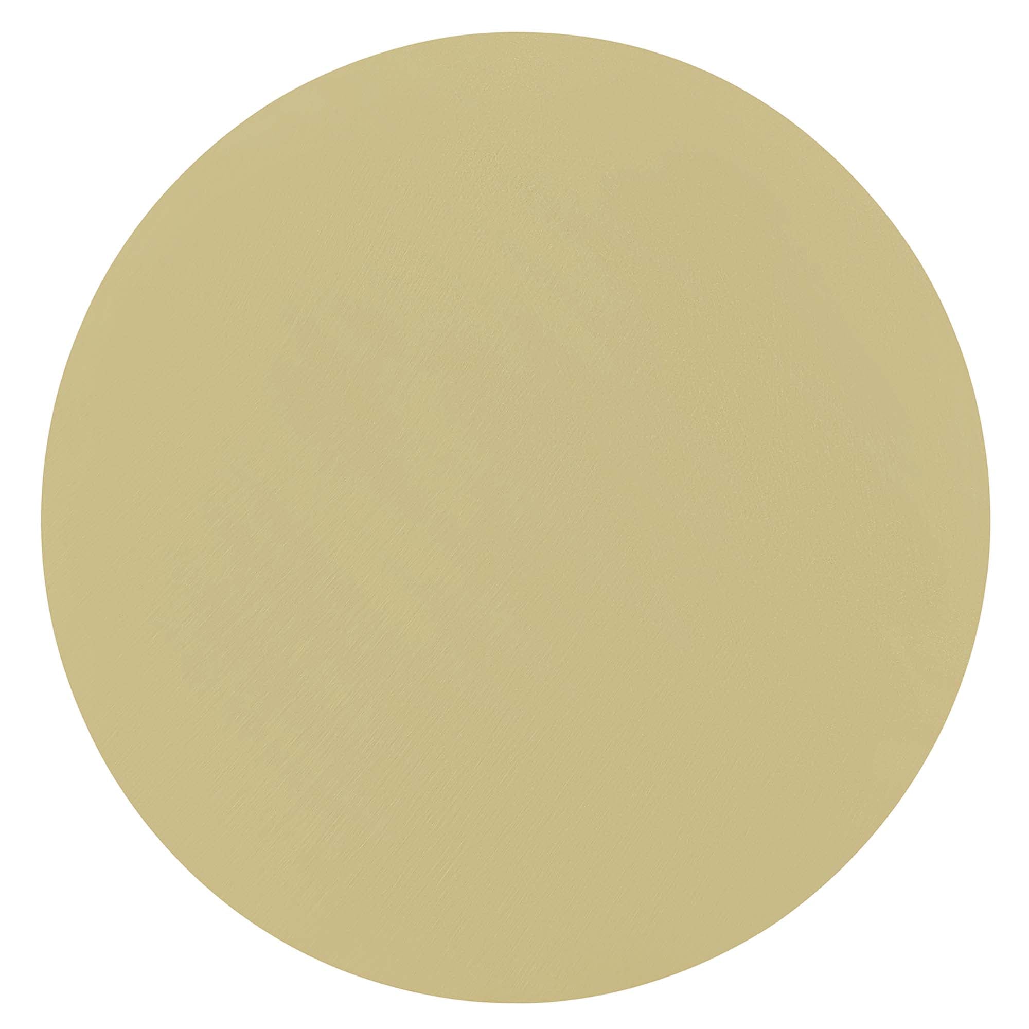 Lyric Round Side Table, White Brass