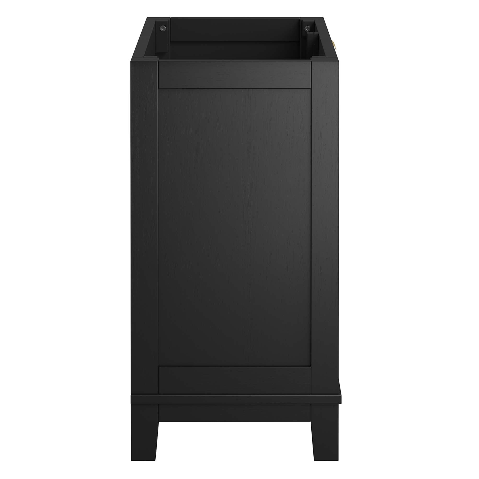 Dixie 36" Solid Wood Bathroom Vanity Cabinet (Sink Basin Not Included), Black