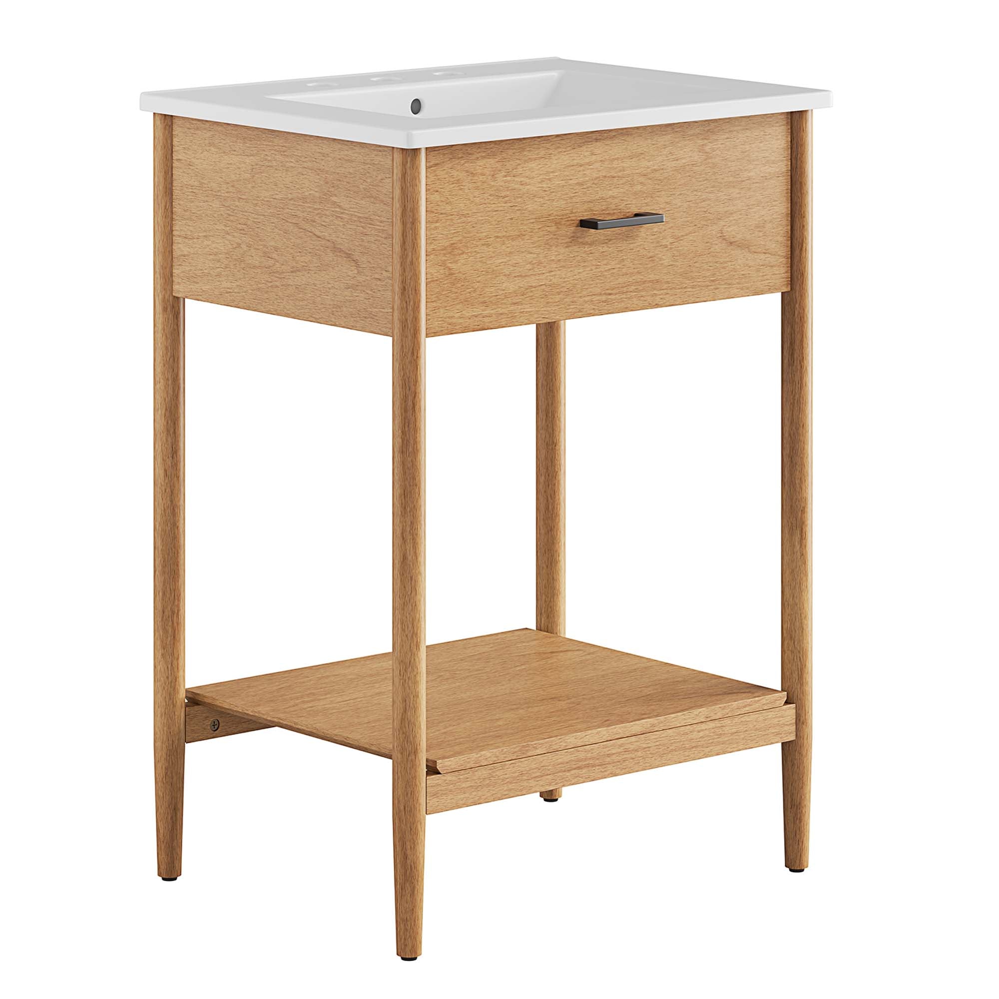 Zaire 24" Bathroom Vanity, Natural White