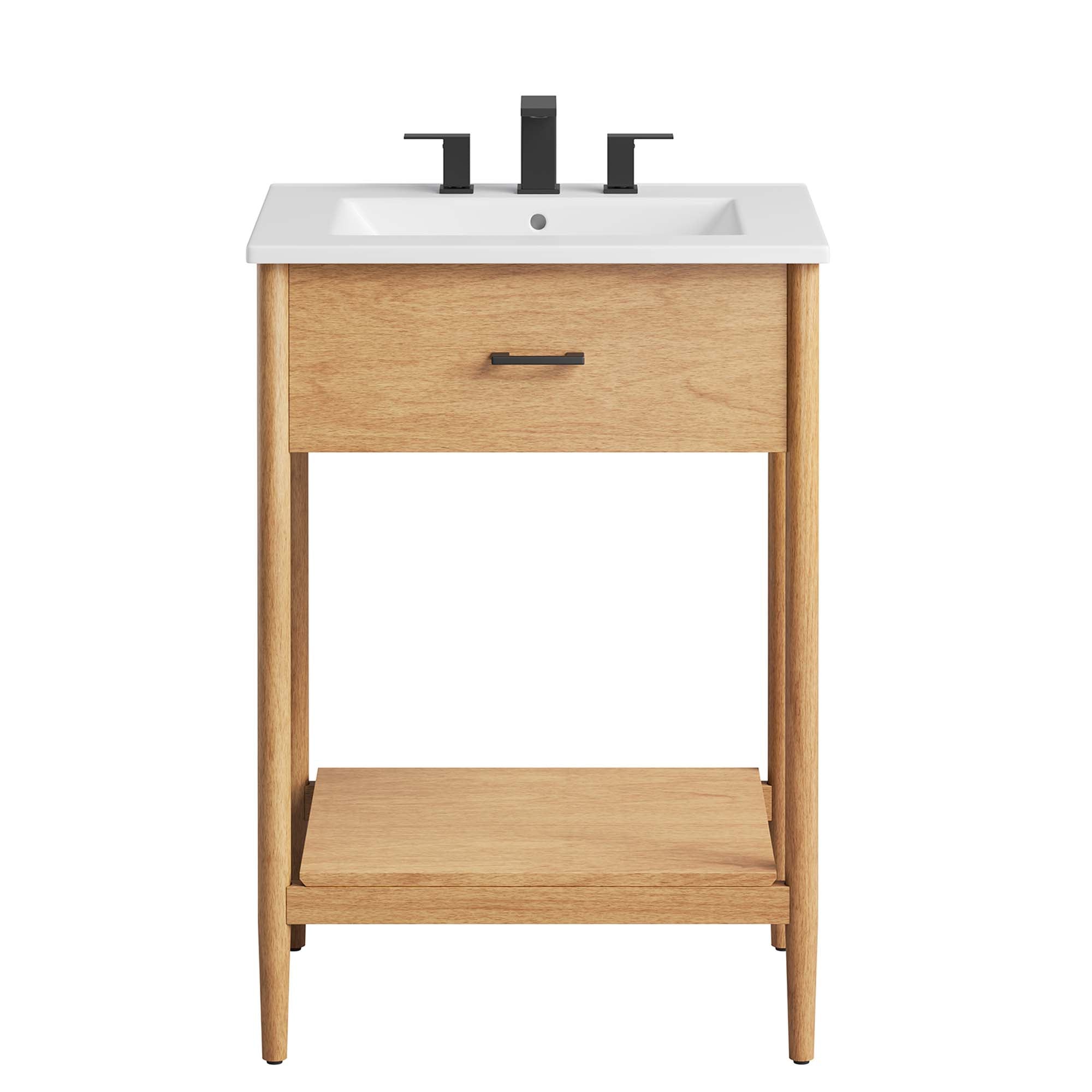 Zaire 24" Bathroom Vanity, Natural White
