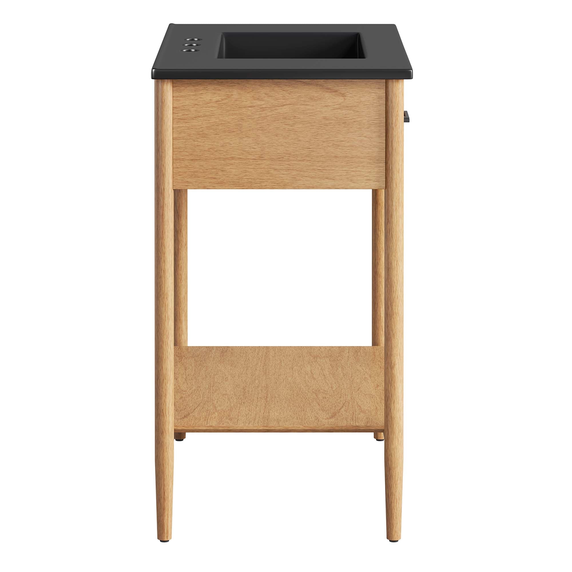 Zaire 30" Bathroom Vanity, Natural Black