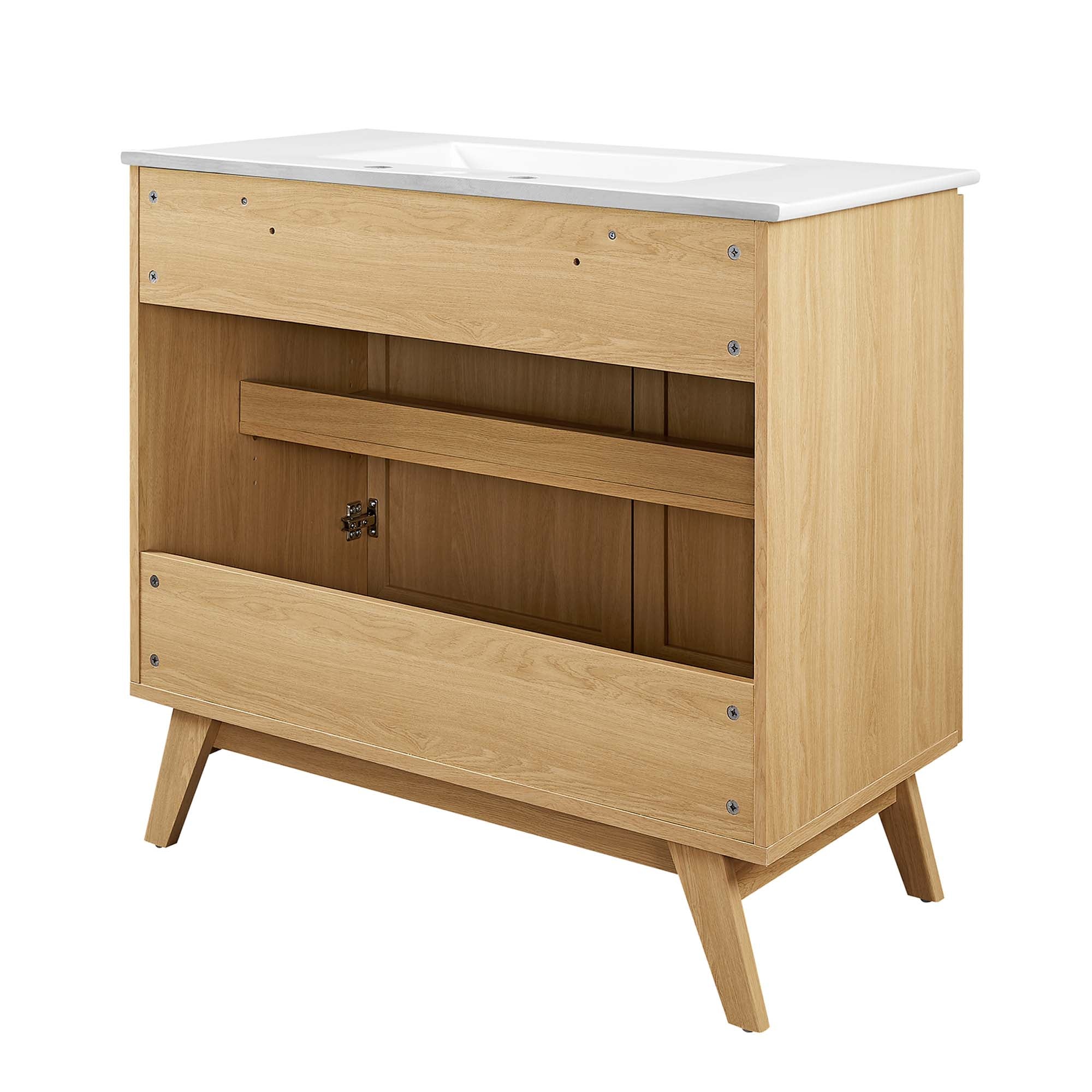 Soma 36" Bathroom Vanity, Oak White