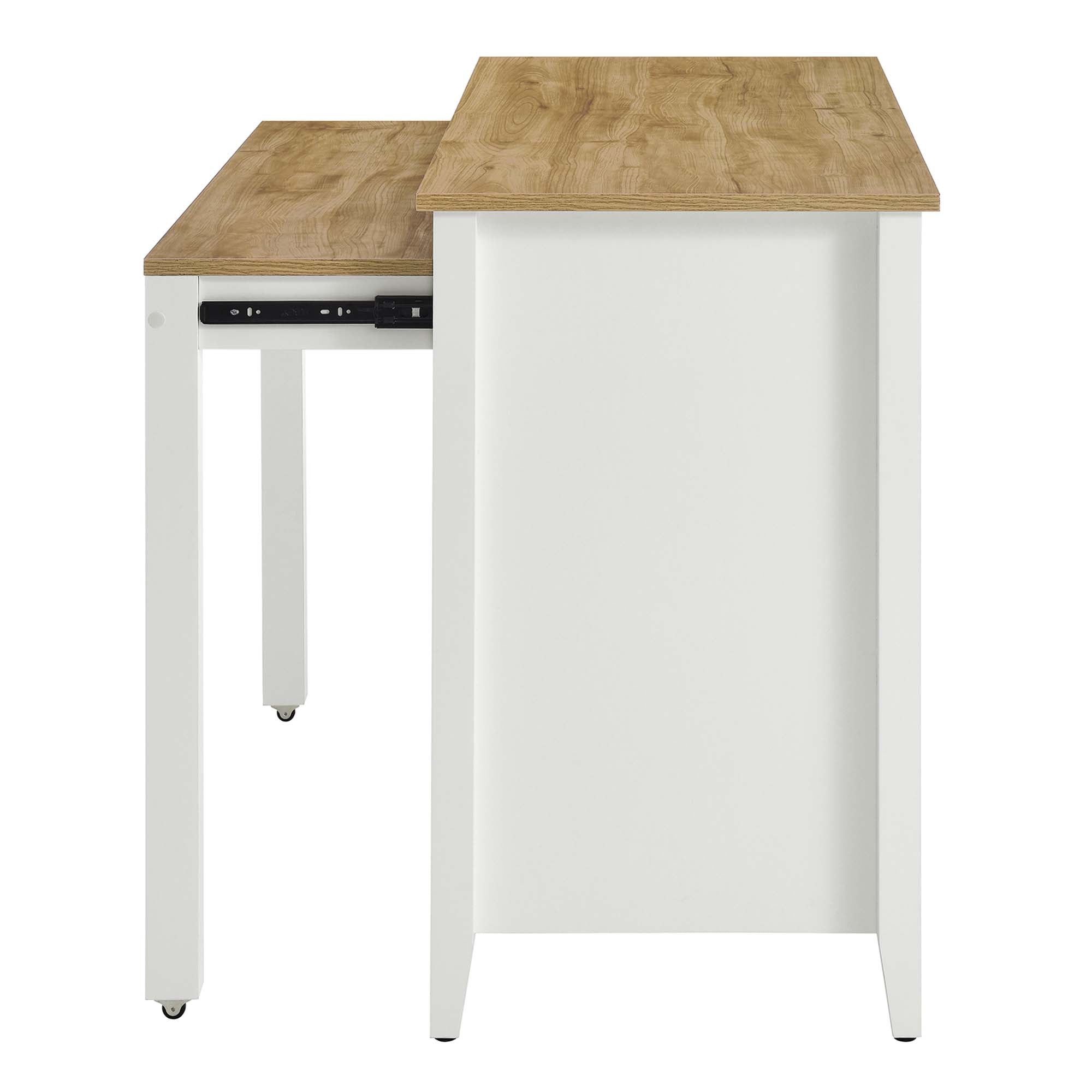 Garland Kitchen Island, Oak White