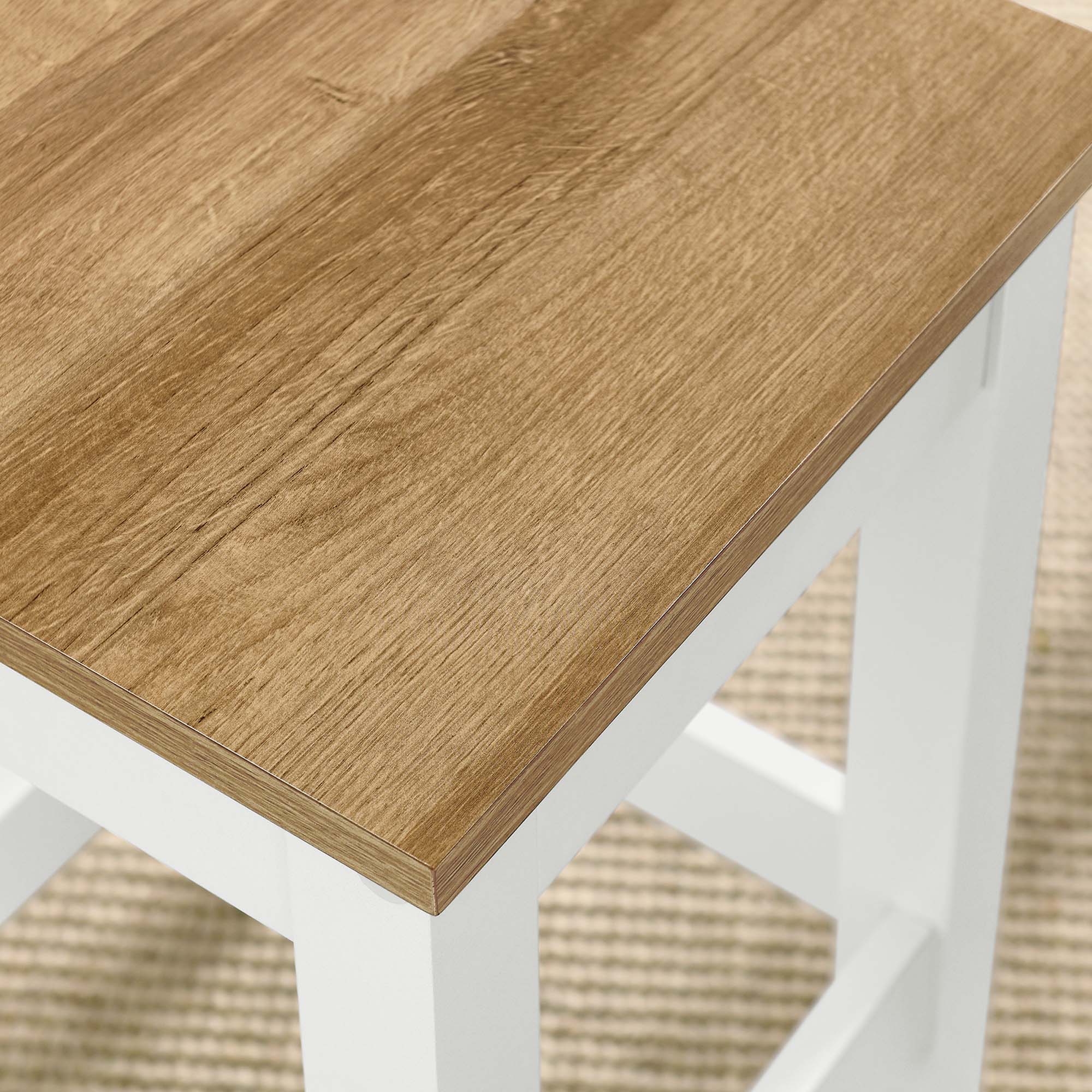 Sunbrook Kitchen Stool, Oak White