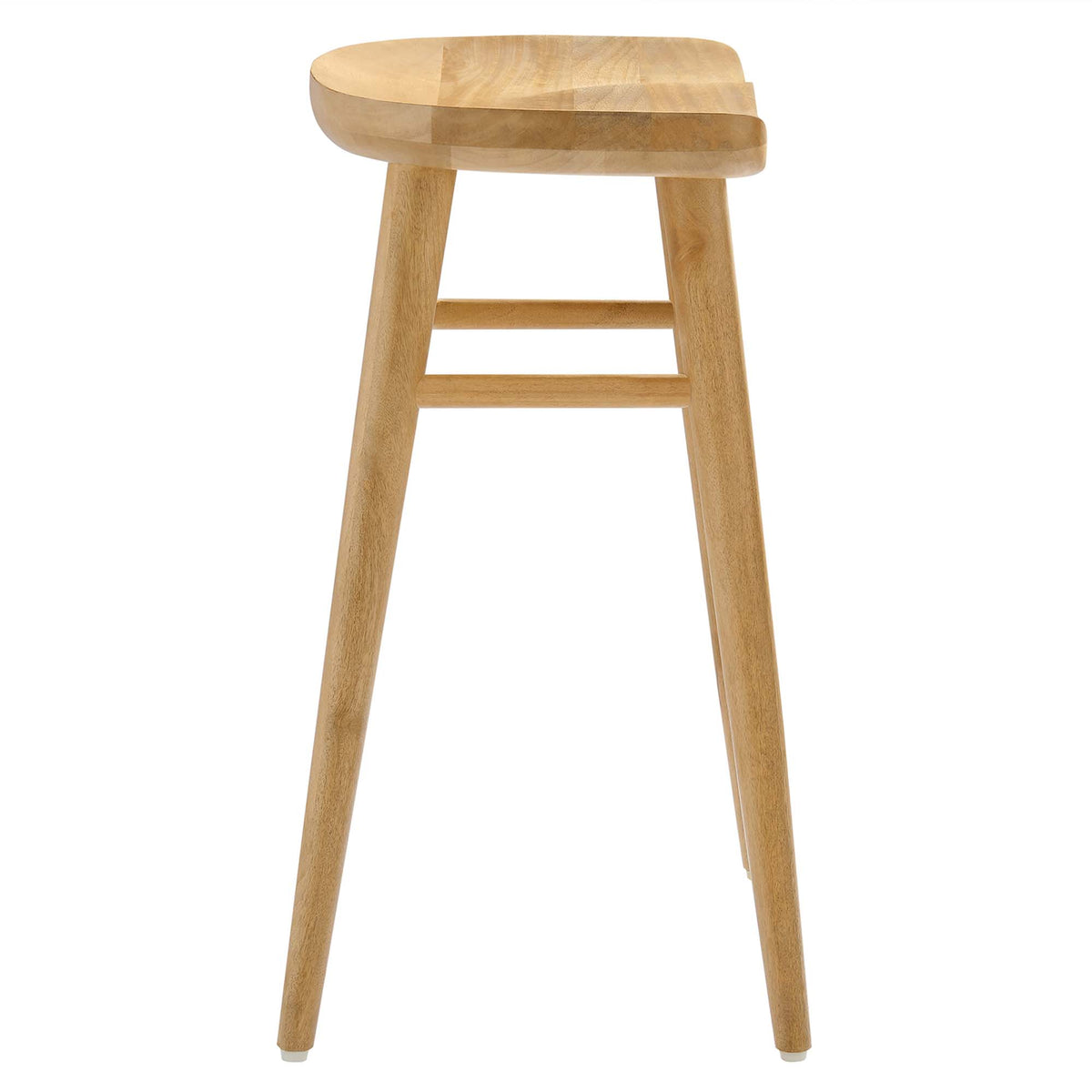Saville Backless Wood Counter Stools Set of 2, Oak