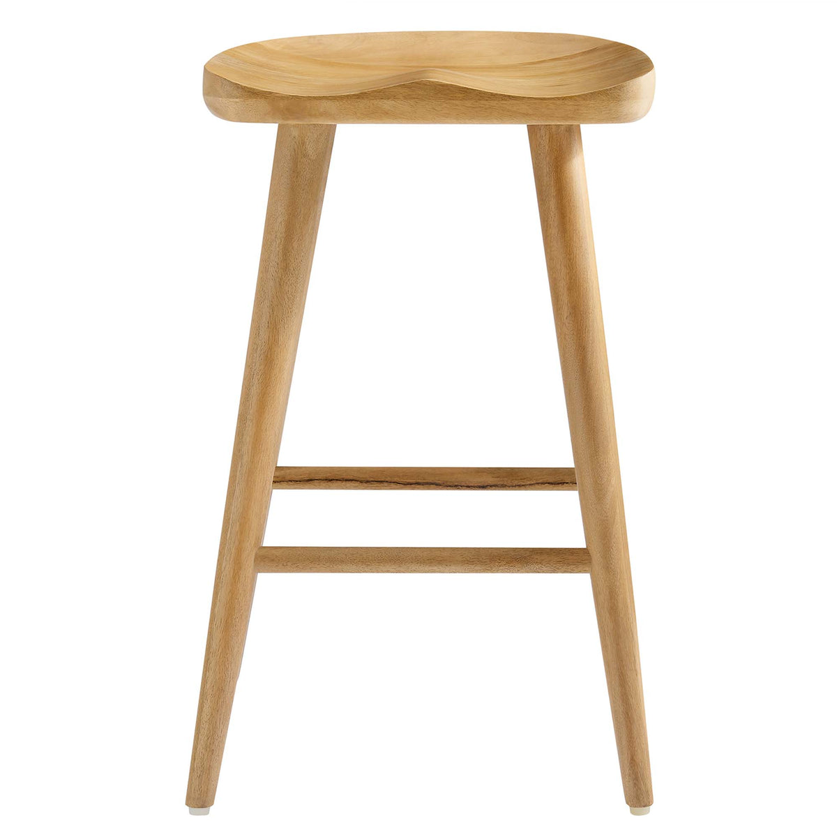 Saville Backless Wood Counter Stools Set of 2, Oak