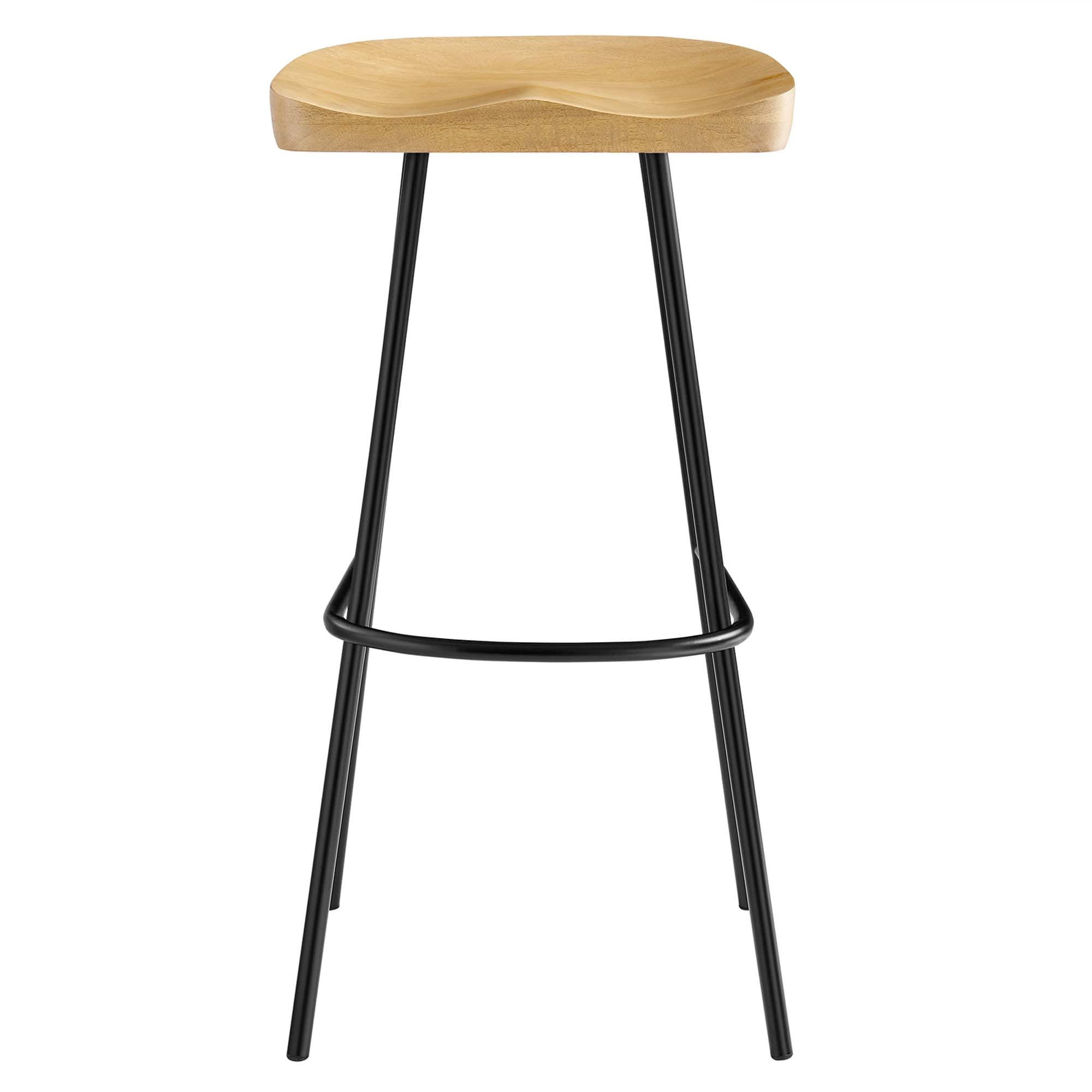 Concord Backless Wood Bar Stools Set of 2, Oak