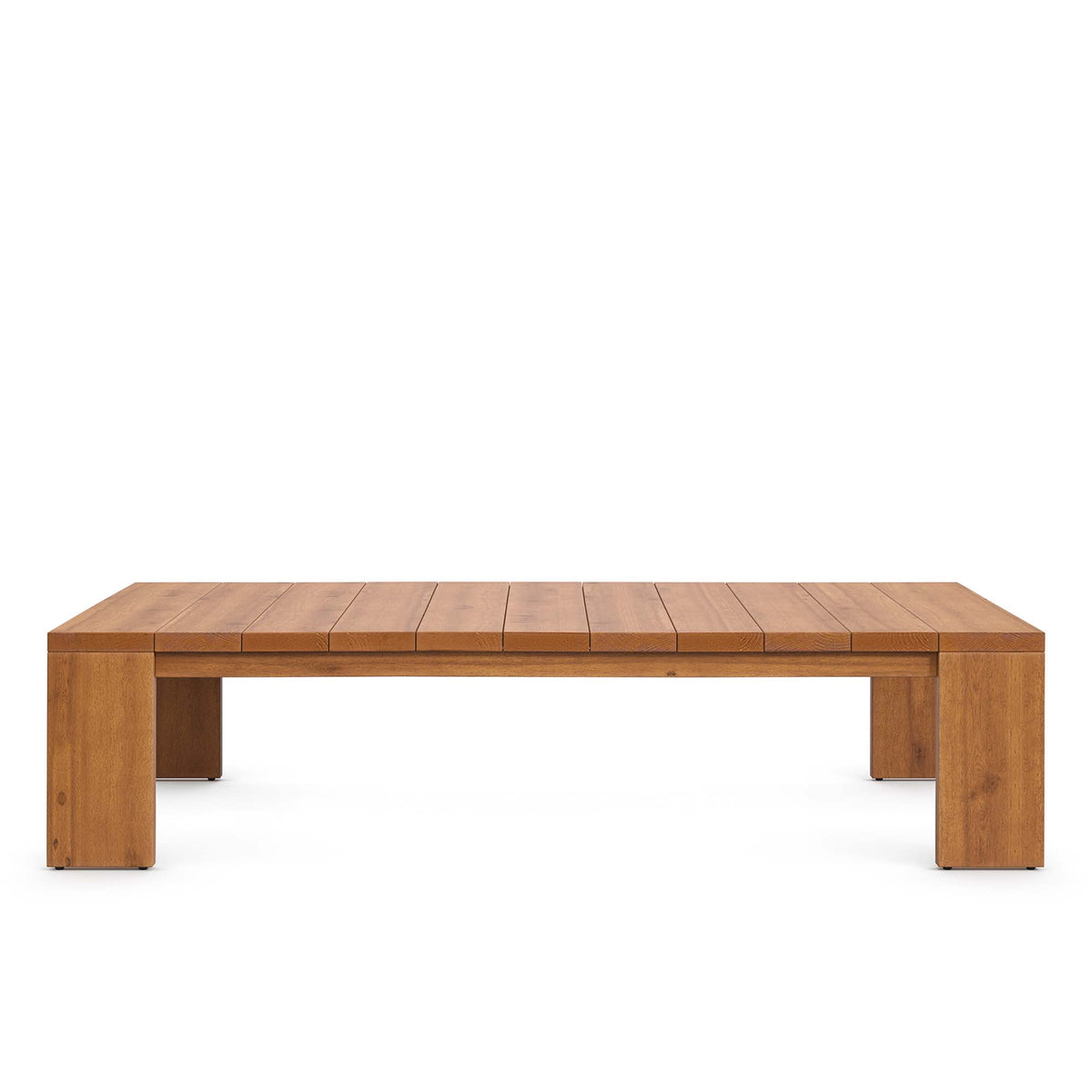 Tahoe Outdoor Patio Acacia Wood Coffee Table, Natural