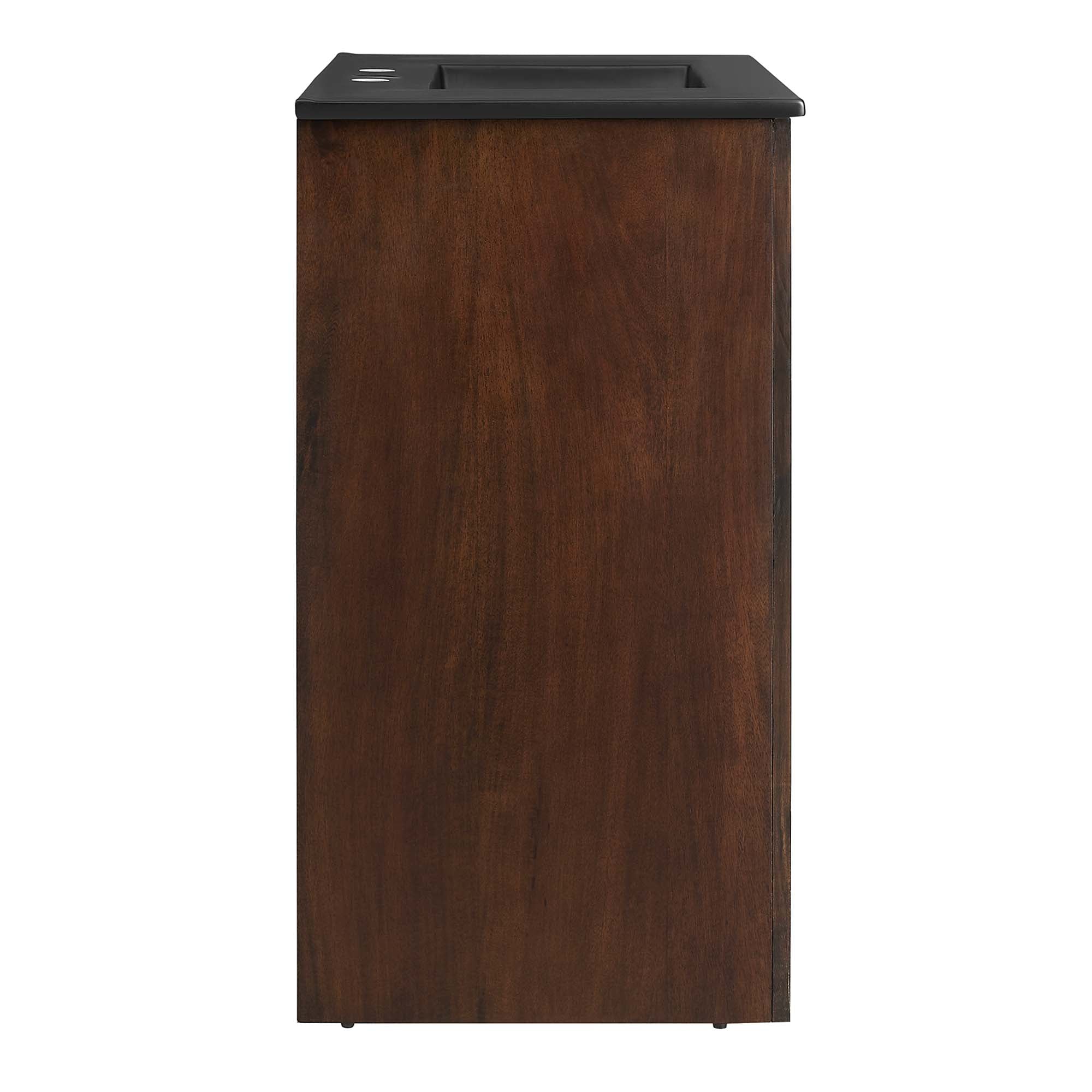 Appia 36" Bathroom Vanity, Walnut Black