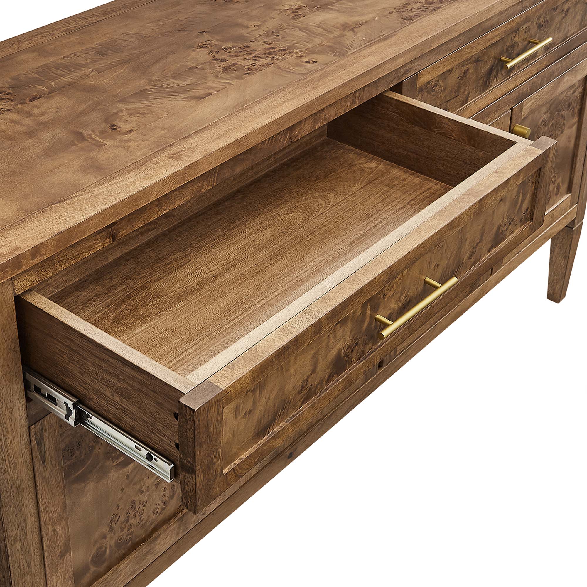 Elysian 62" Wood Sideboard, Brown