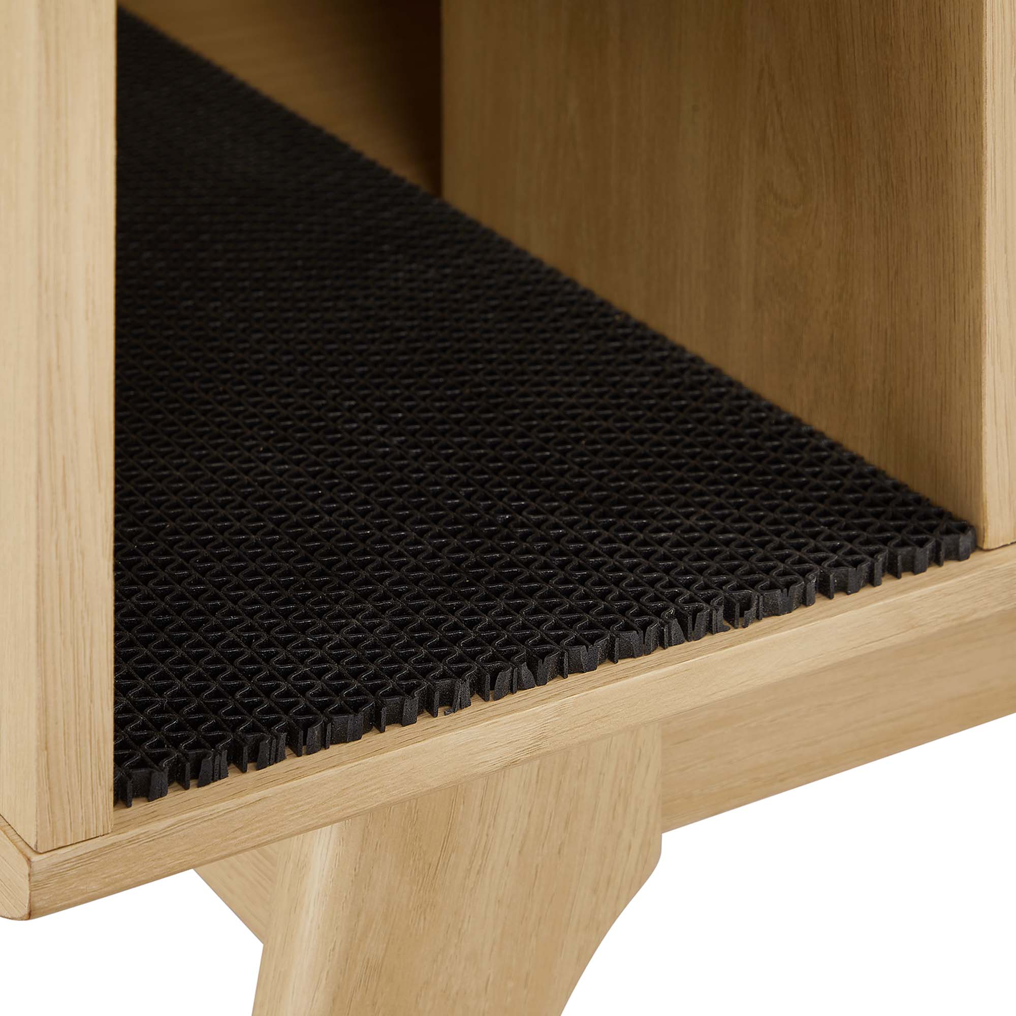 Render Cat Cabinet, Oak