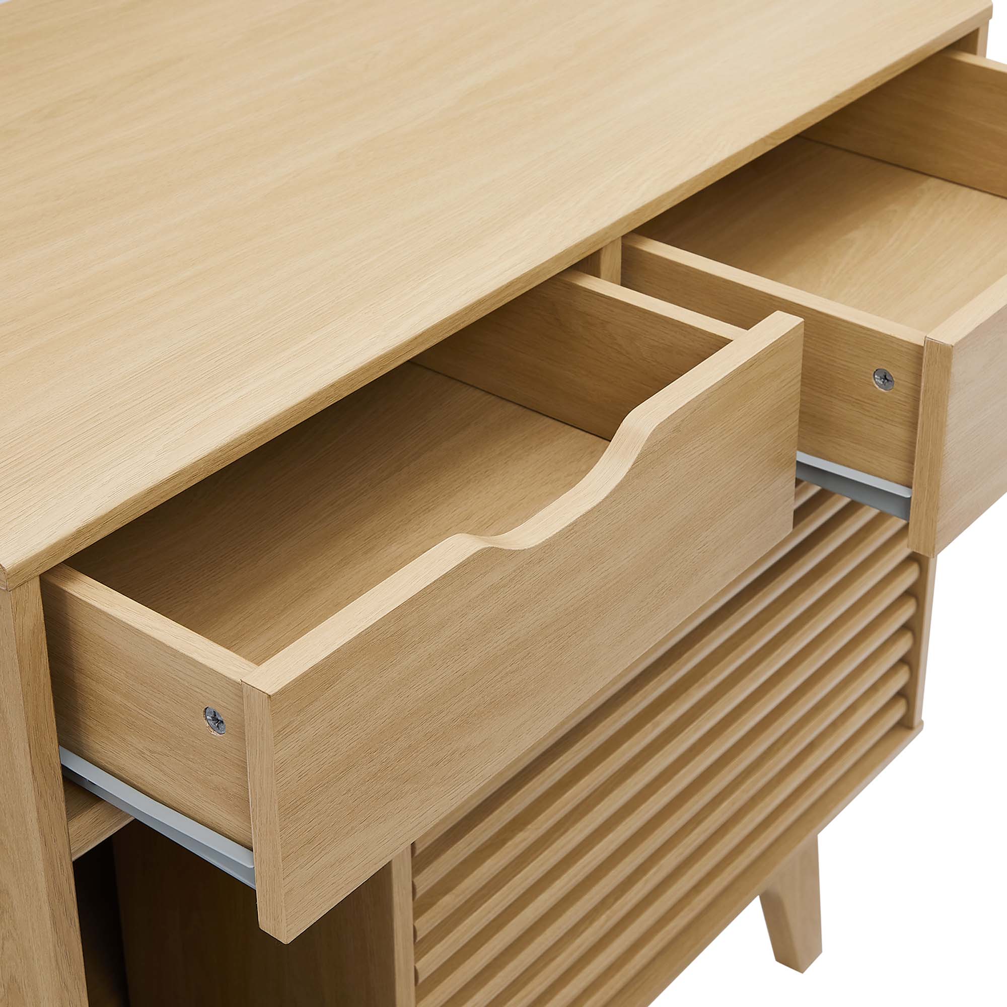 Render Cat Cabinet, Oak