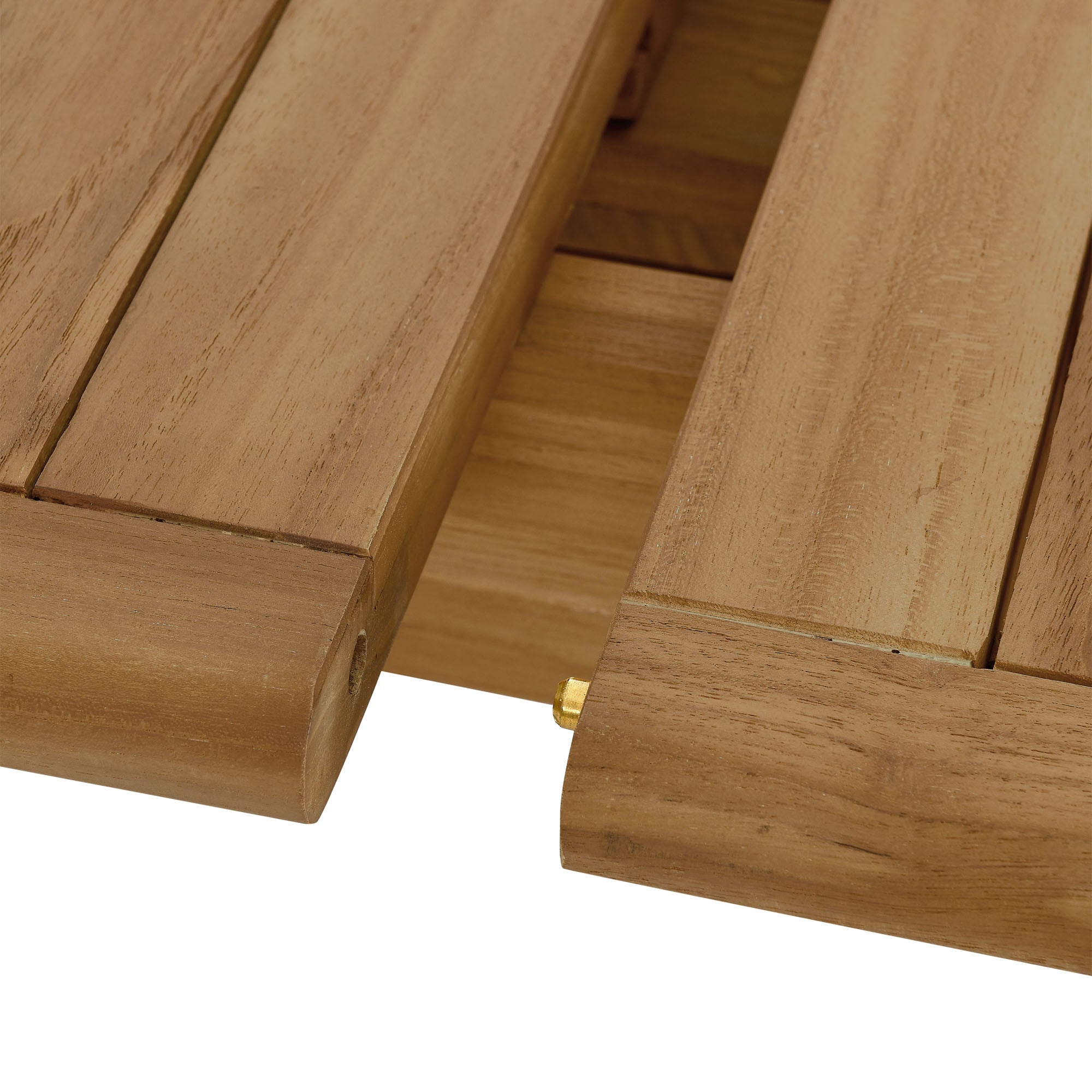 Vienna Outdoor Patio Teak Wood Extendable Dining Table, Natural