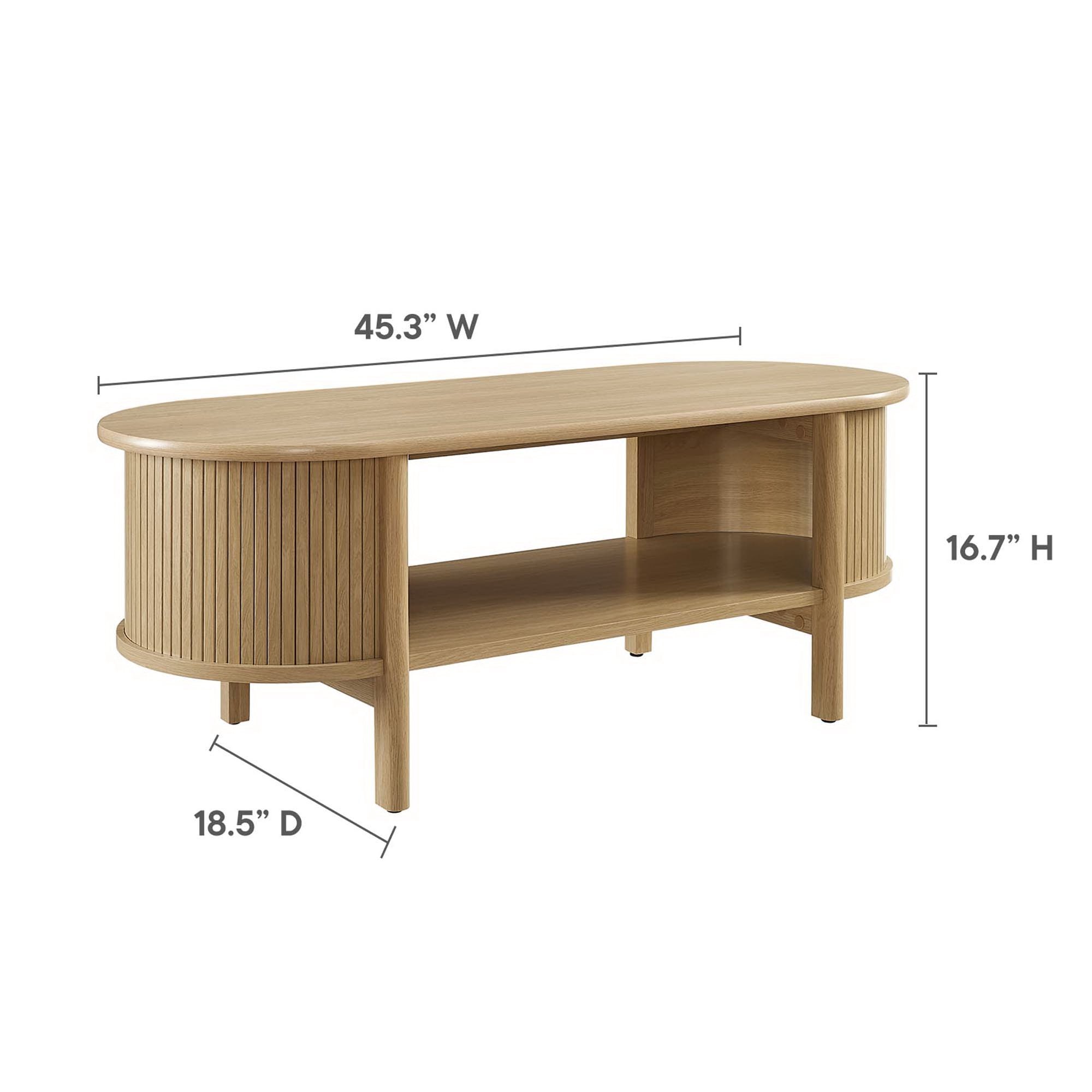 Cadence Coffee Table, Oak