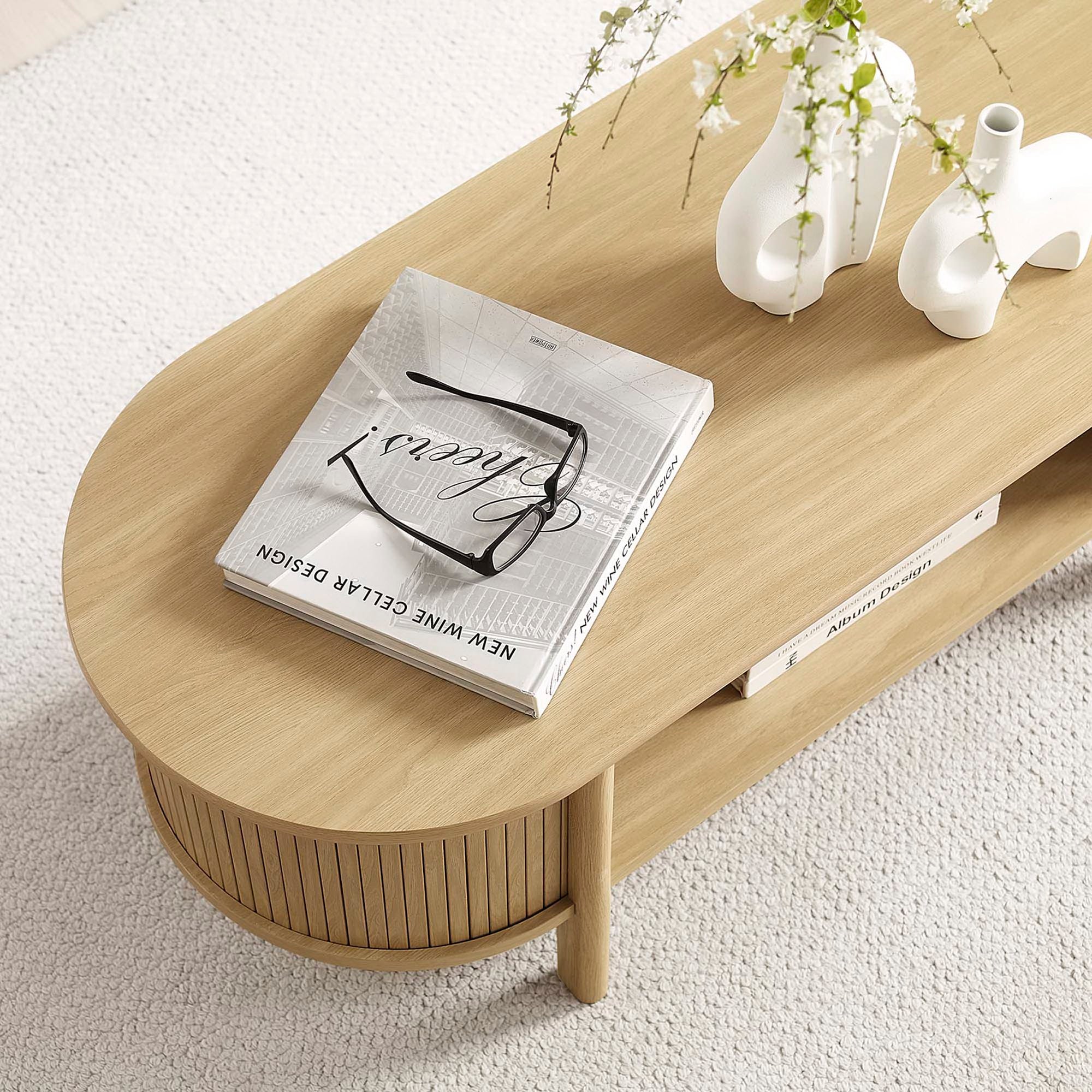 Cadence Coffee Table, Oak