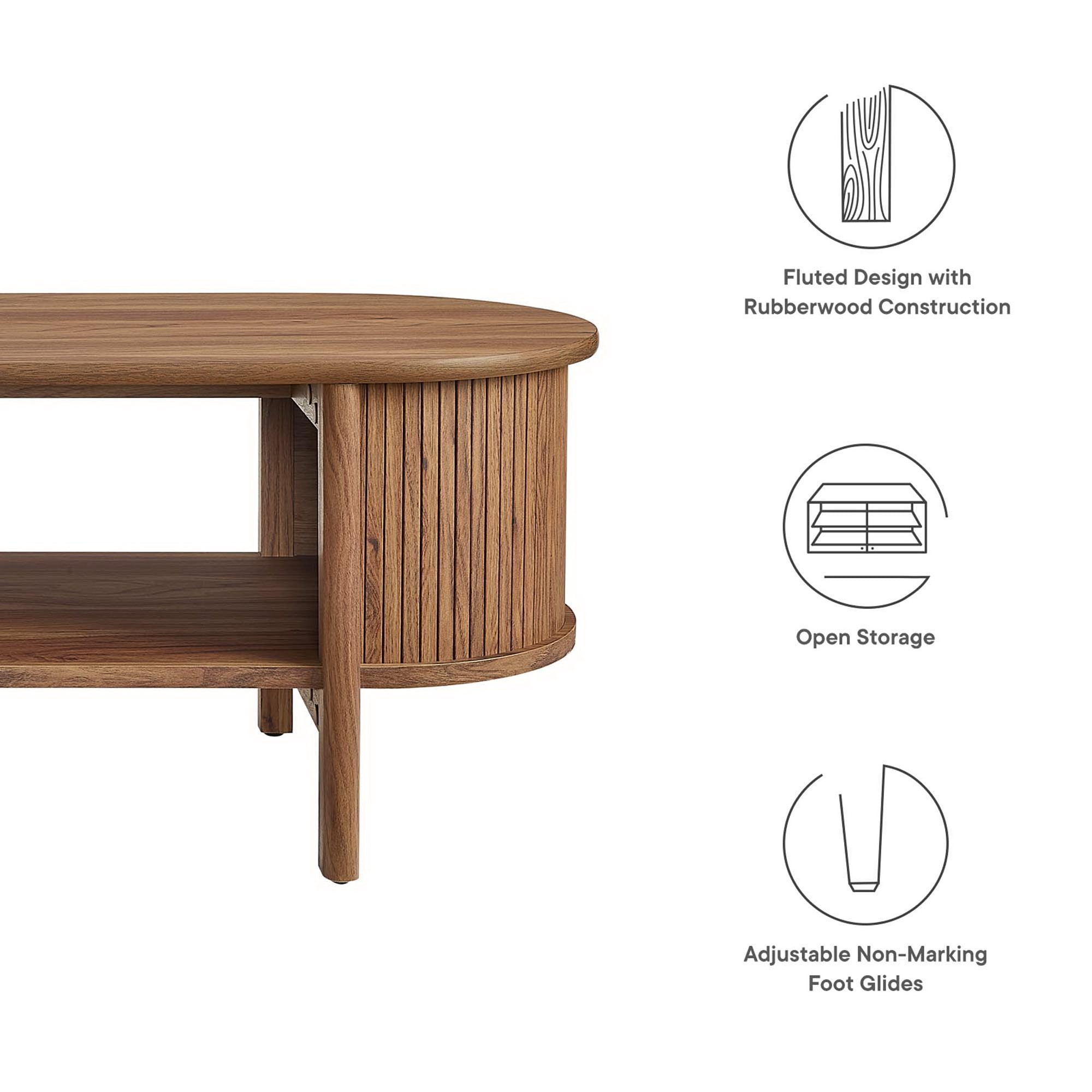 Cadence Coffee Table, Walnut
