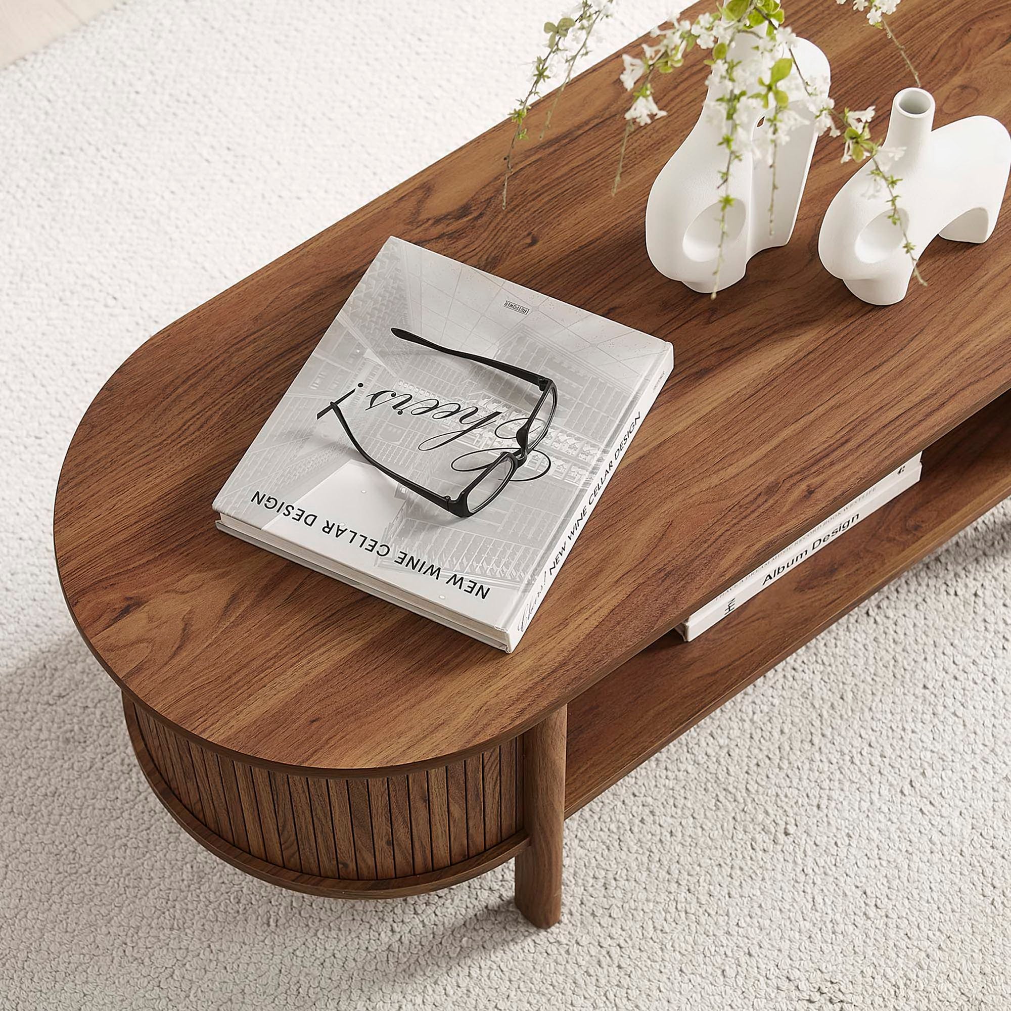 Cadence Coffee Table, Walnut