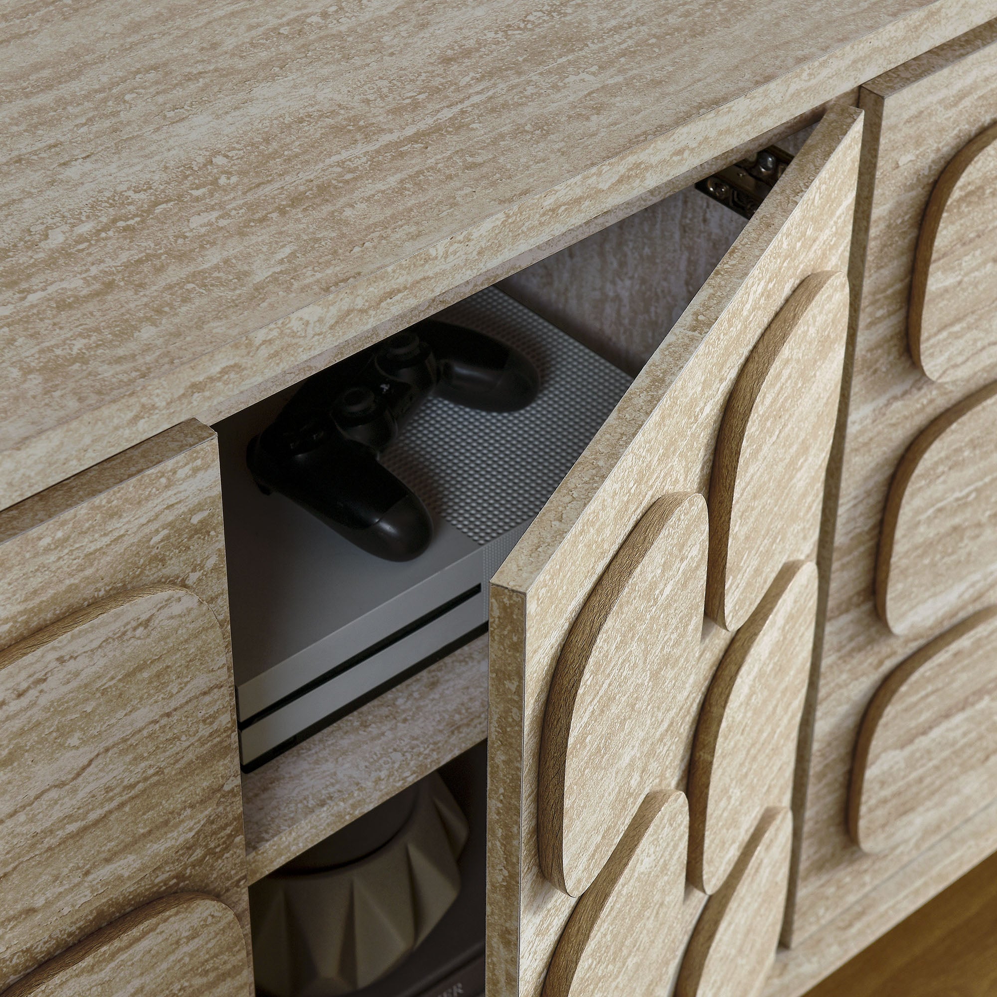 Toscana 61" Sideboard, Travertine