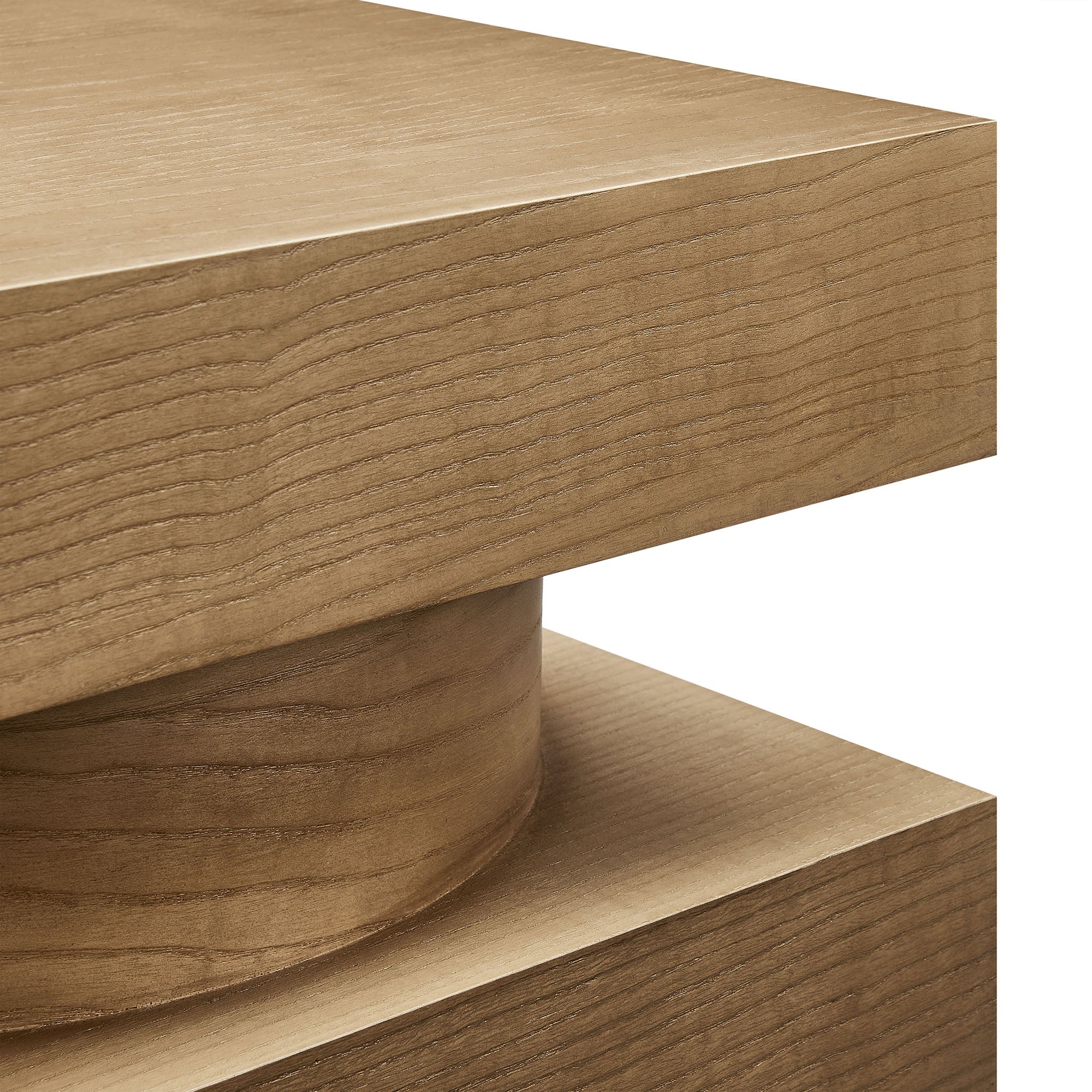 Perpetuate Totem End Table, Caramel Ash