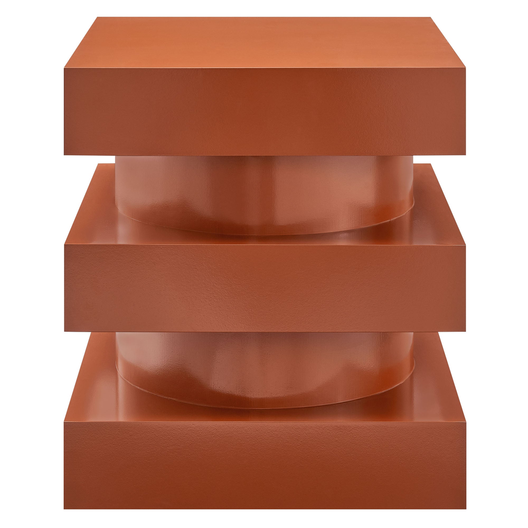 Perpetuate Totem End Table, Cayenne
