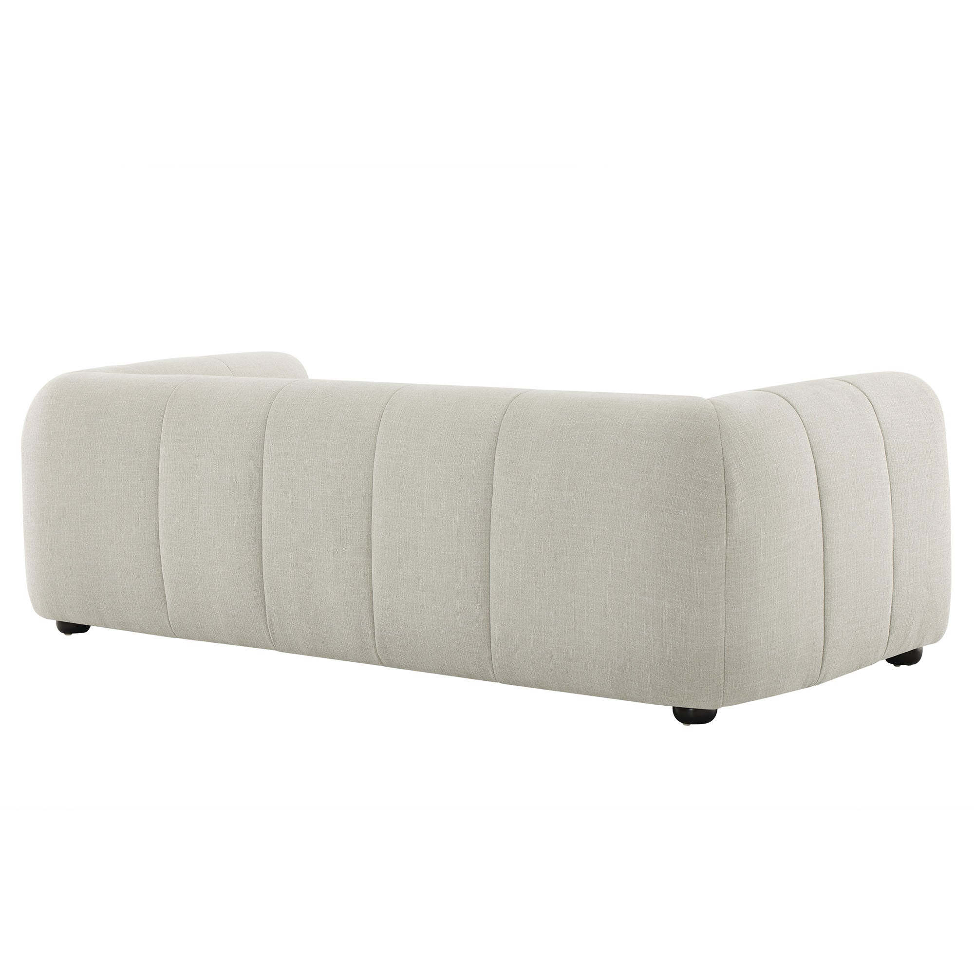 Liana Upholstered Fabric Sofa, Linen