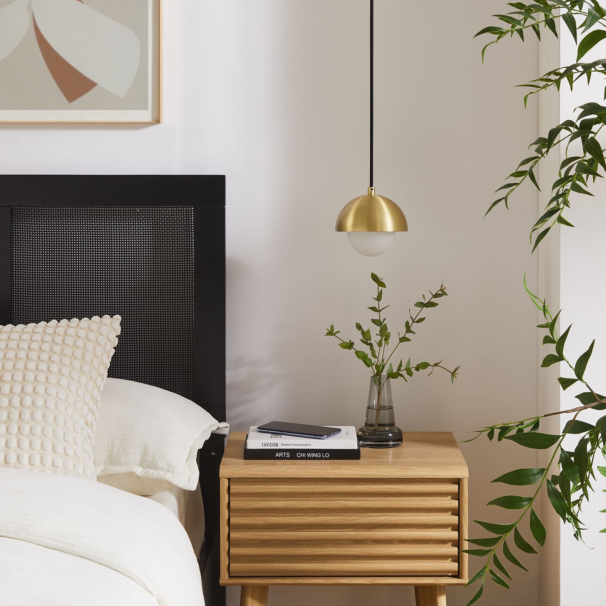 Eclipse Globe Pendant Light, Brass