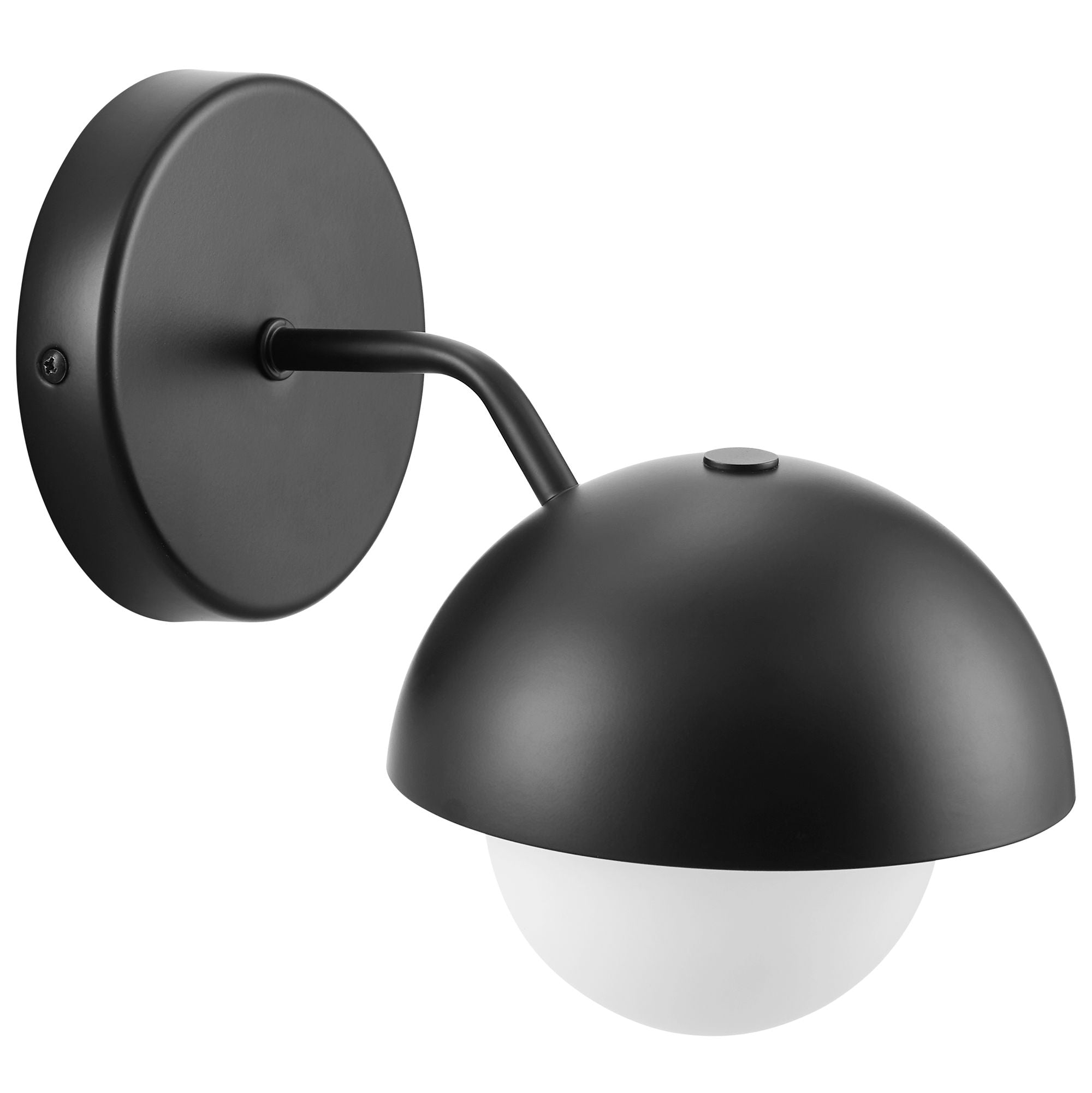 Eclipse Globe Wall Sconce, Black