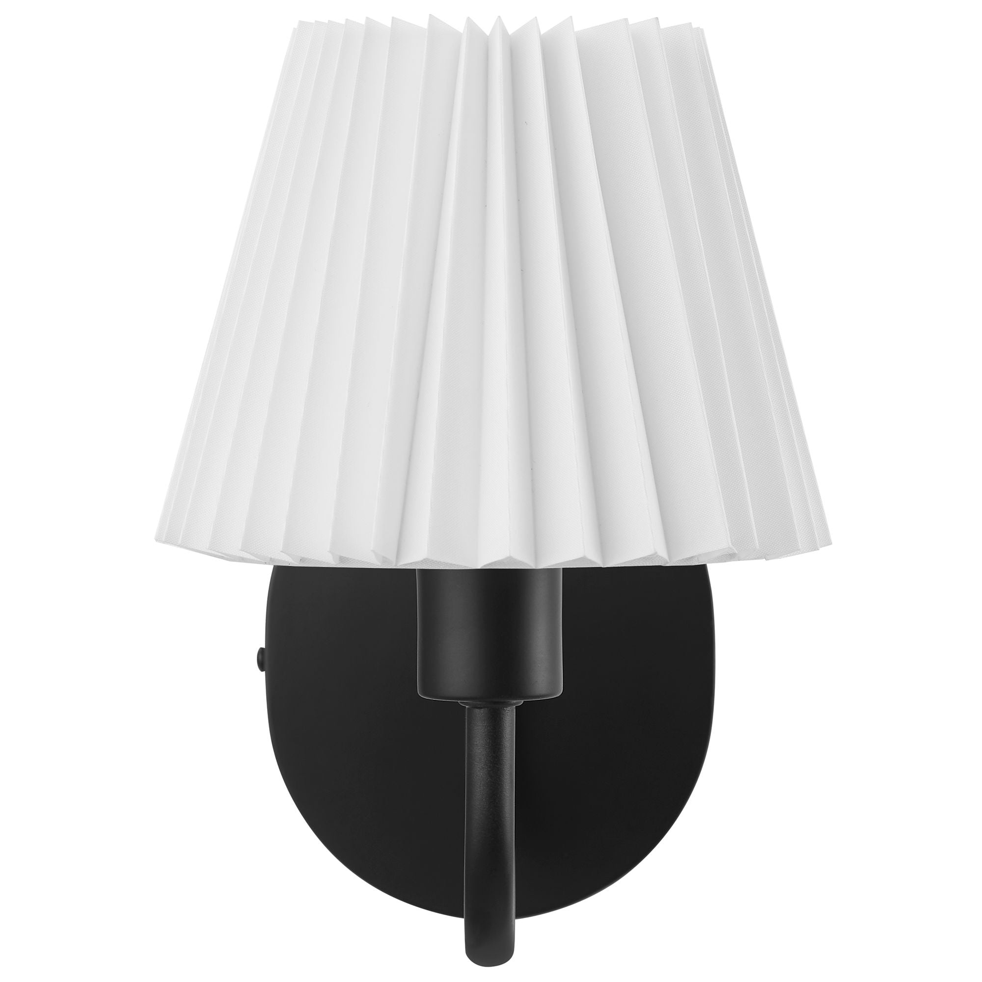 Wave Squiggle Arm Wall Sconce, Black