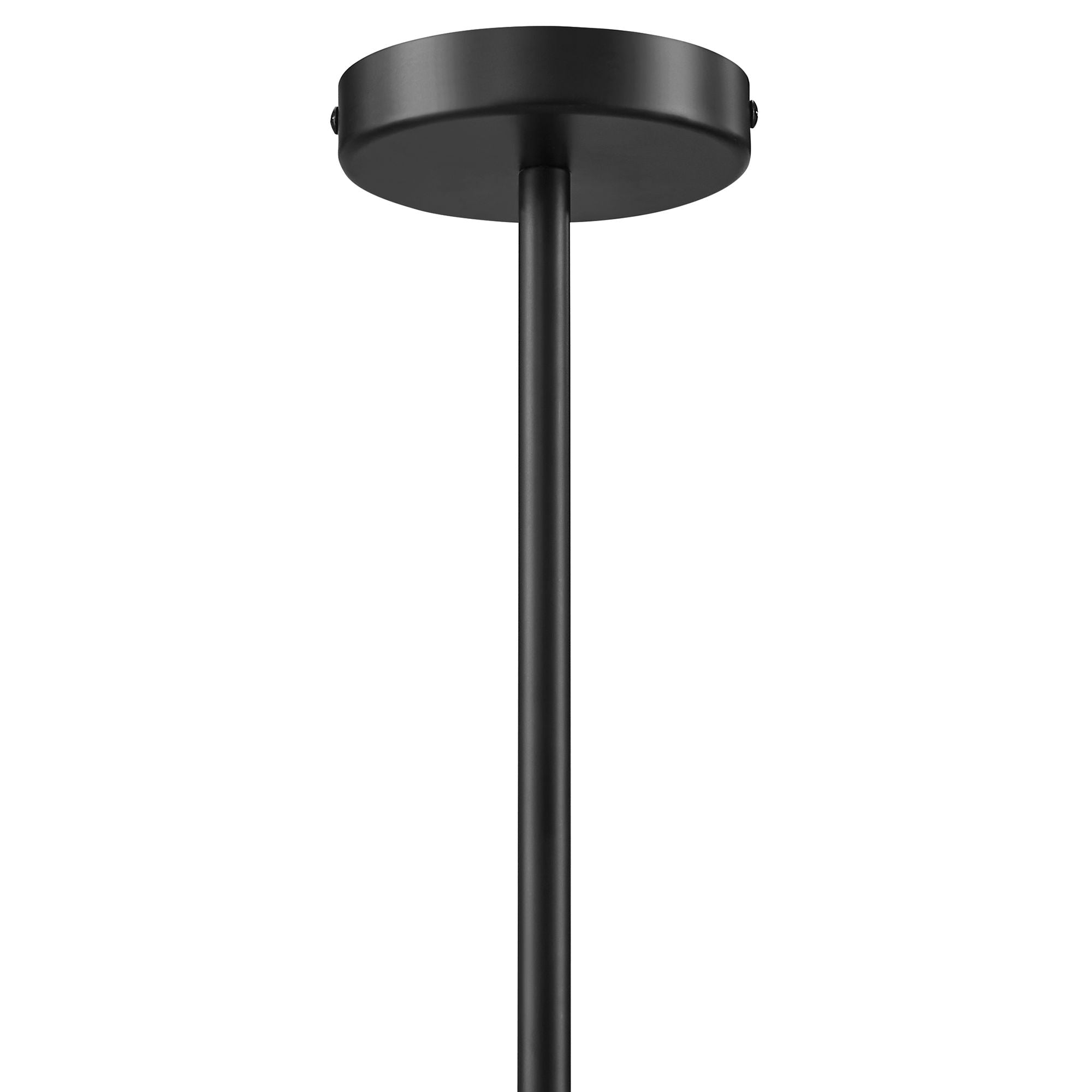 Wave Squiggle 4-Arm Pendant Light, Black