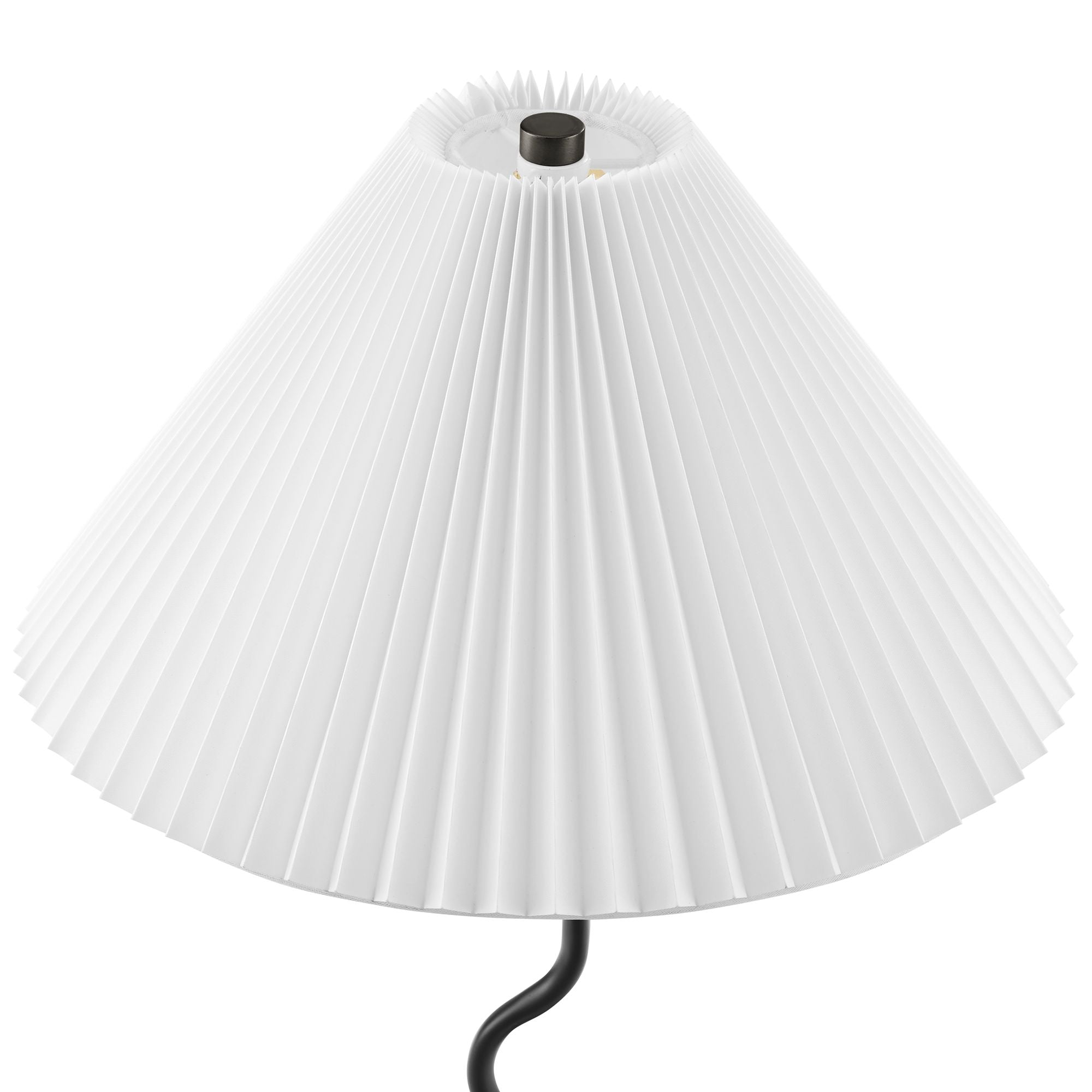 Wave Squiggle Floor Lamp, Black